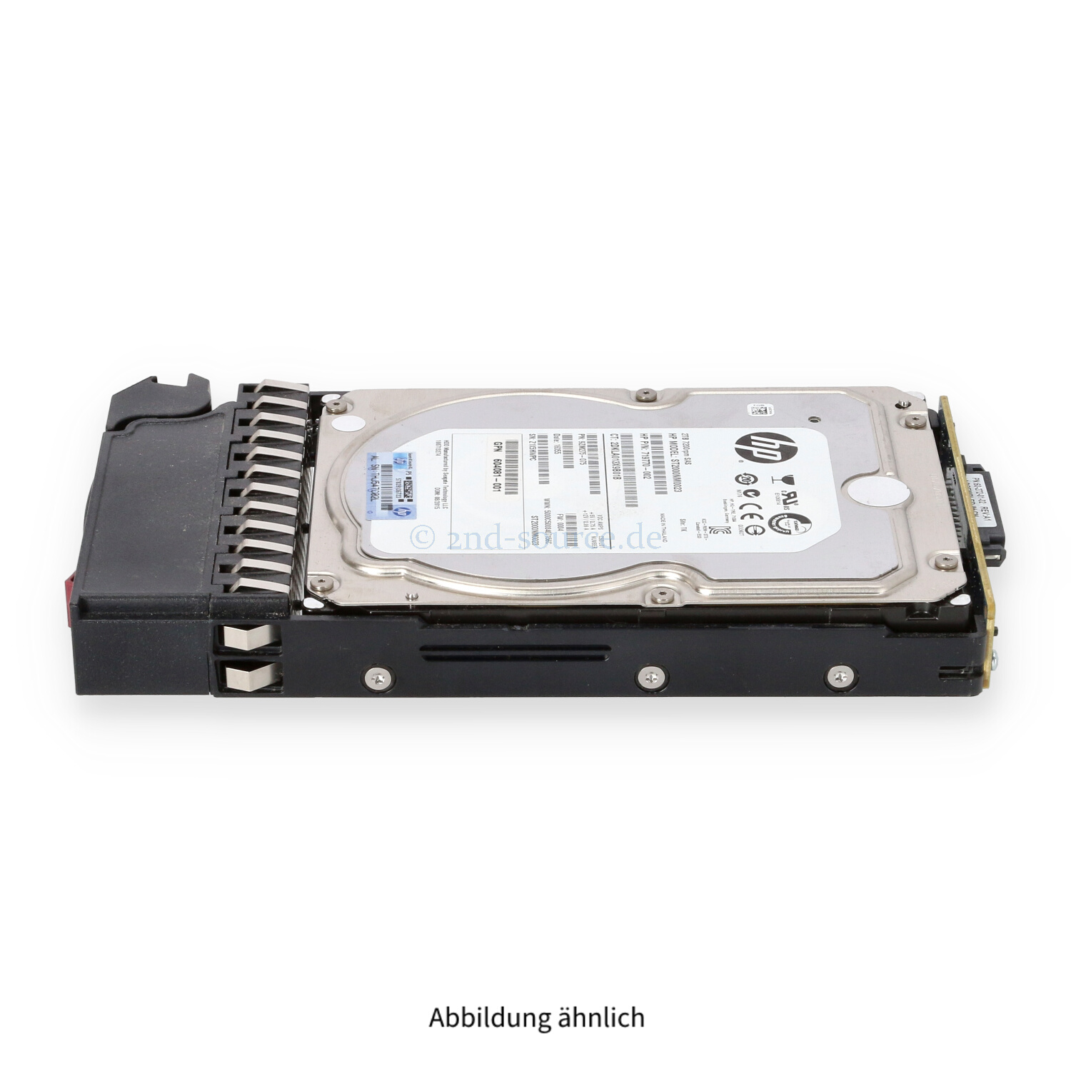 HPE 2TB 7.2k SAS 6G LFF DP HotPlug HDD StorageWorks P2000 G3 AW555A 605475-001