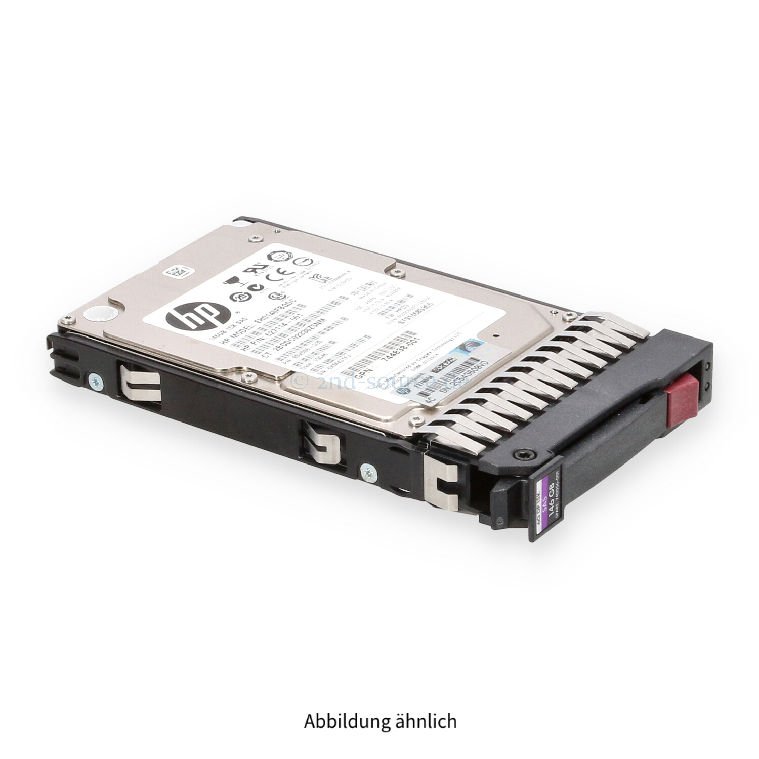 HPE 146GB 15k SAS 6G SFF HotPlug HDD AP877A 512744-001