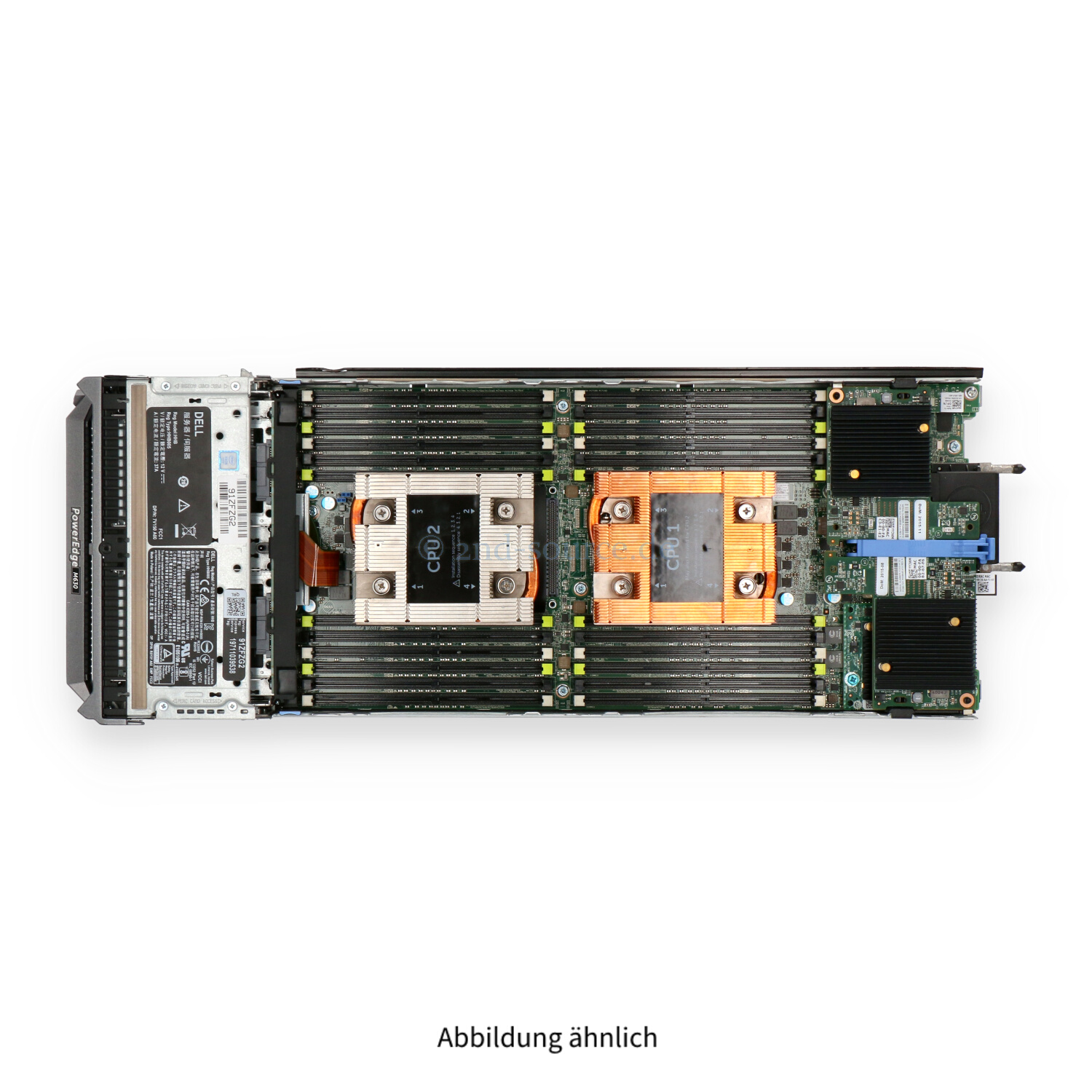 Dell PowerEdge M630 4x1.8'' CTO inkl. H730p 2xHeatsink 3xOCM14102B