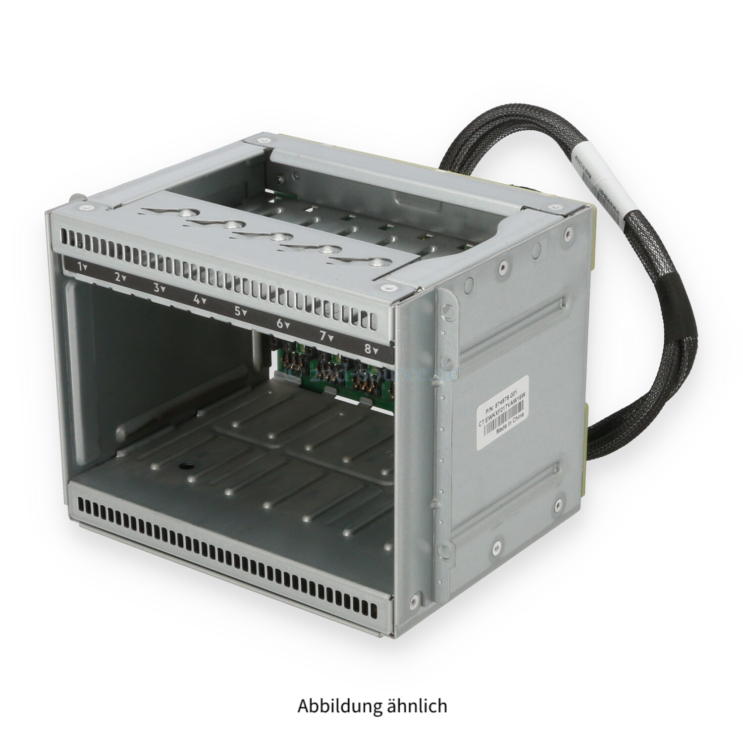 HPE 8xSFF SAS Drive Cage Expansion Kit ML350 G10 874568-B21 HPE 8xSFF SAS Drive Cage Expansion Kit ML350 G10 874568-B21