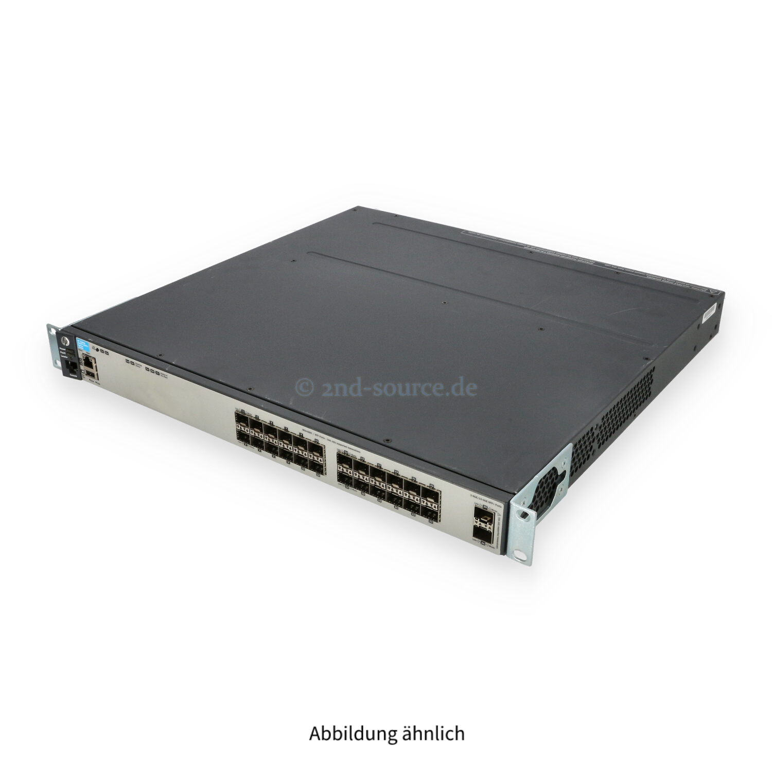 HPE ProCurve E3800-24SFP-2SFP+ 24x SFP 1GbE 2x SFP+ 10GbE 2x 400W Managed Switch J9584A