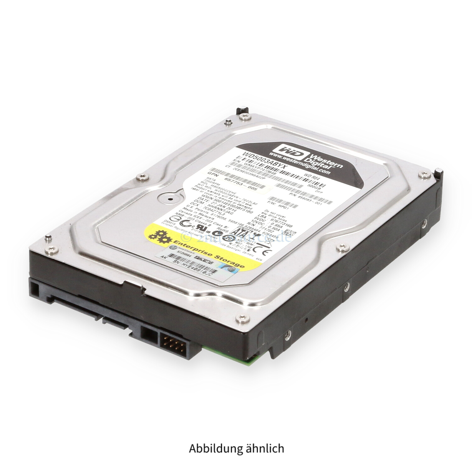 HPE 500GB 7.2k SATA 3G LFF HDD 658083-001