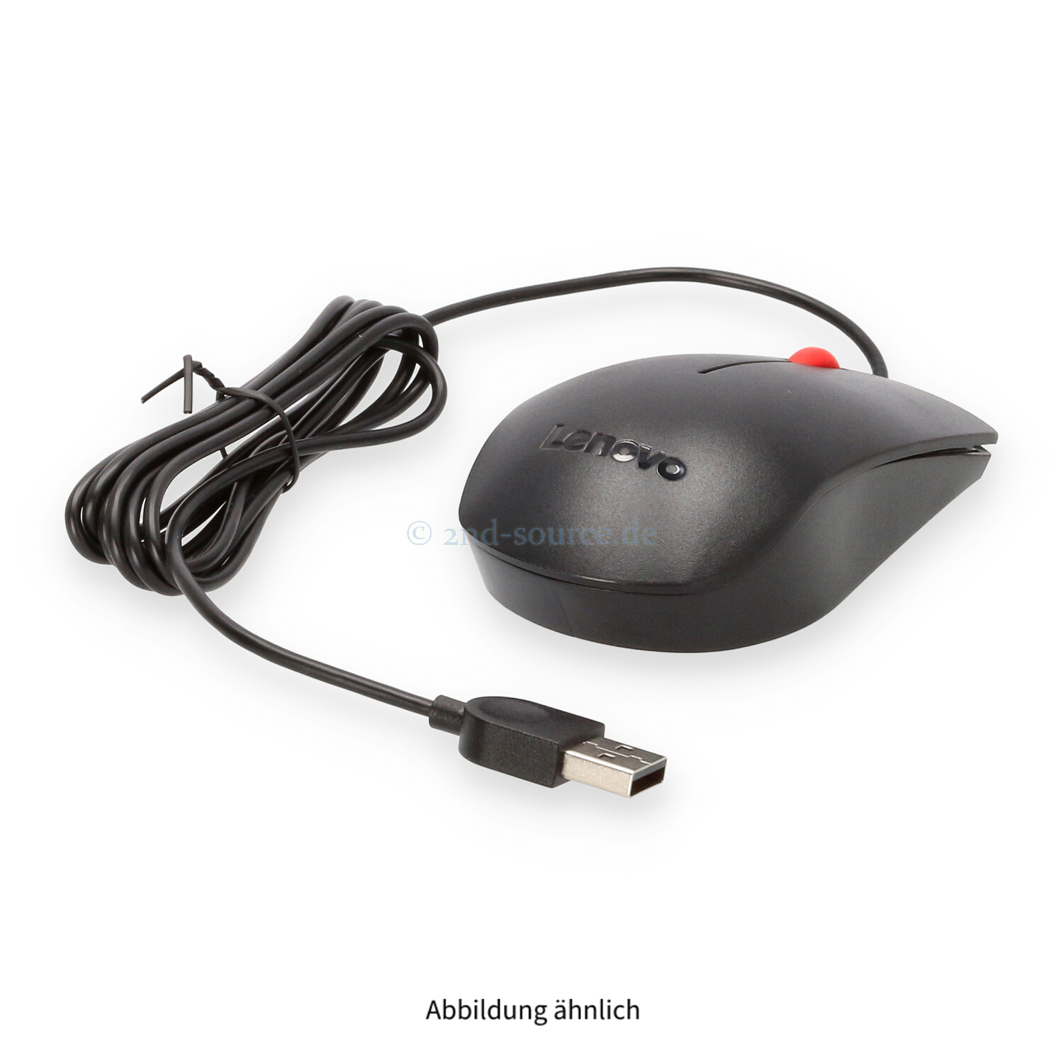 Lenovo Optical USB Mouse 3 Tasten Beidhändig Schwarz 00PH133