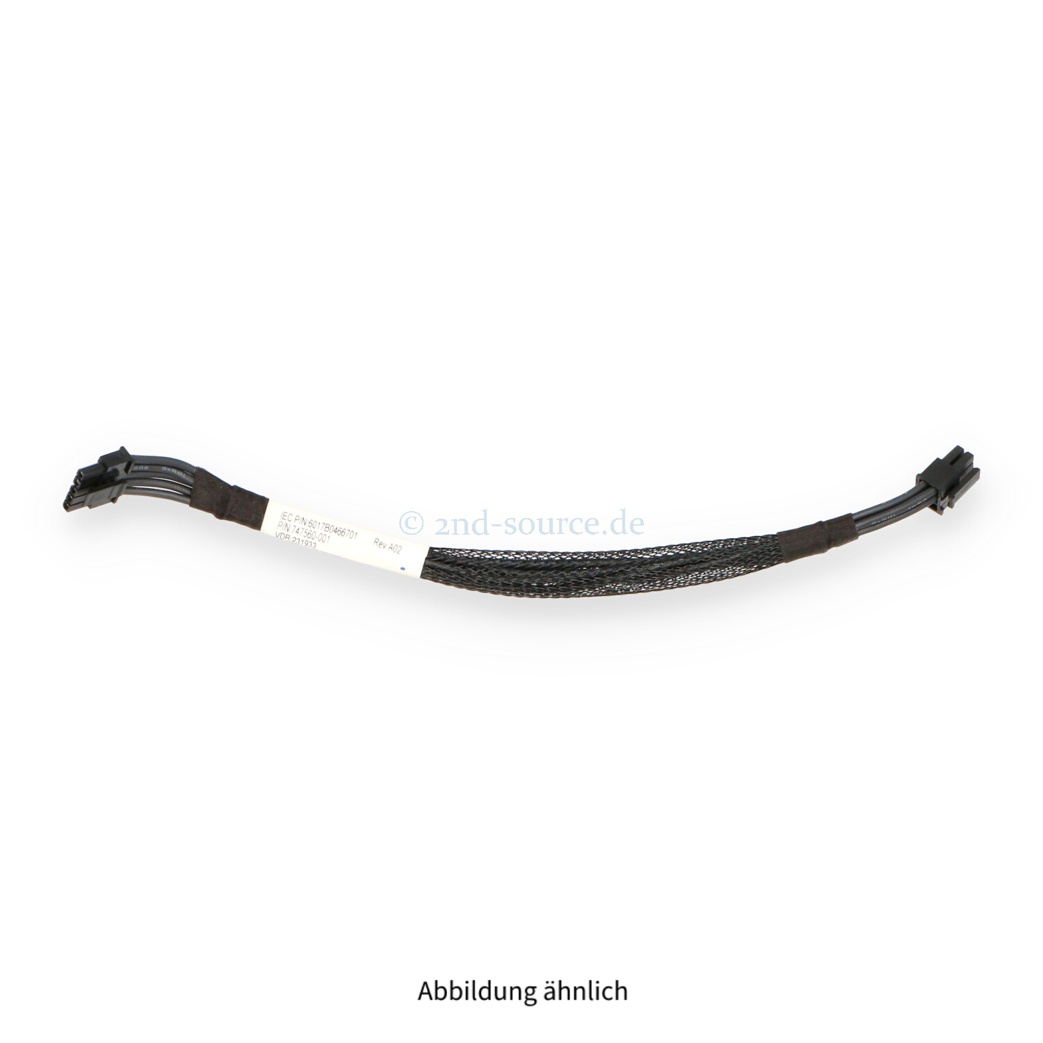 HPE 0.20m Drive Cage Backplane Power Cable DL380 G9 747560-001 784622-001