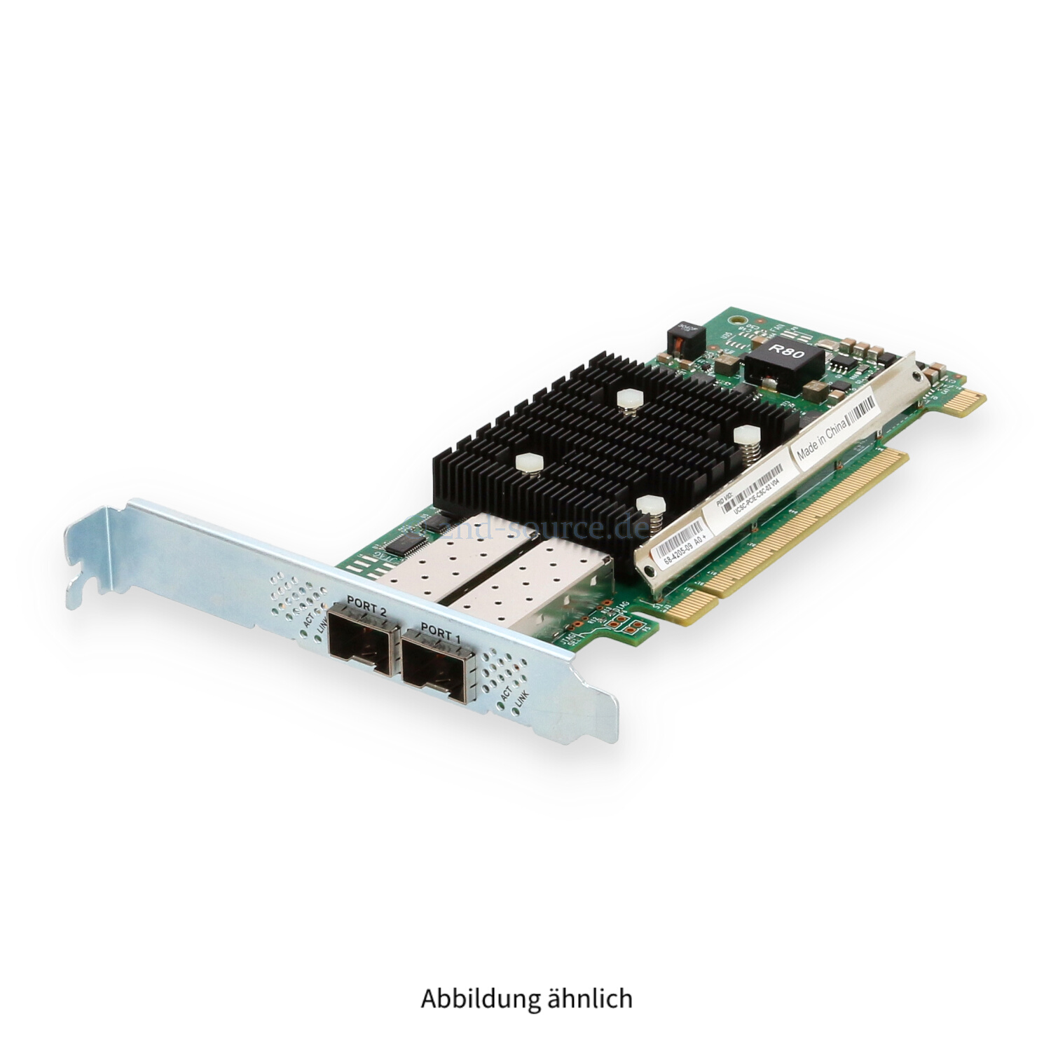 Cisco VIC 1225 2x 10GBase SFP+ UCSC Server Ethernet Adapter High Profile UCSC-PCIE-CSC-02