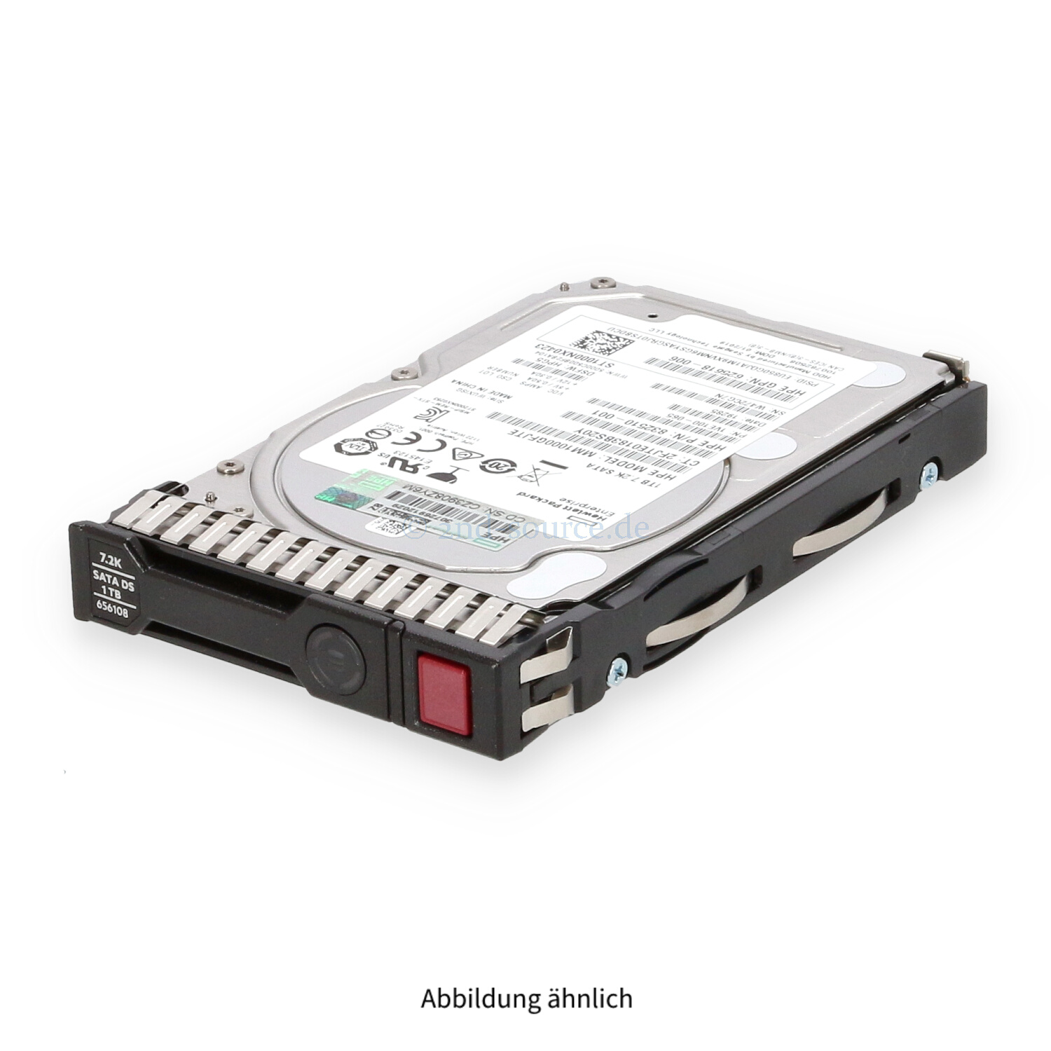 HPE 1TB 7.2k SATA 6G SFF SC HotPlug HDD 655710-B21 656108-001