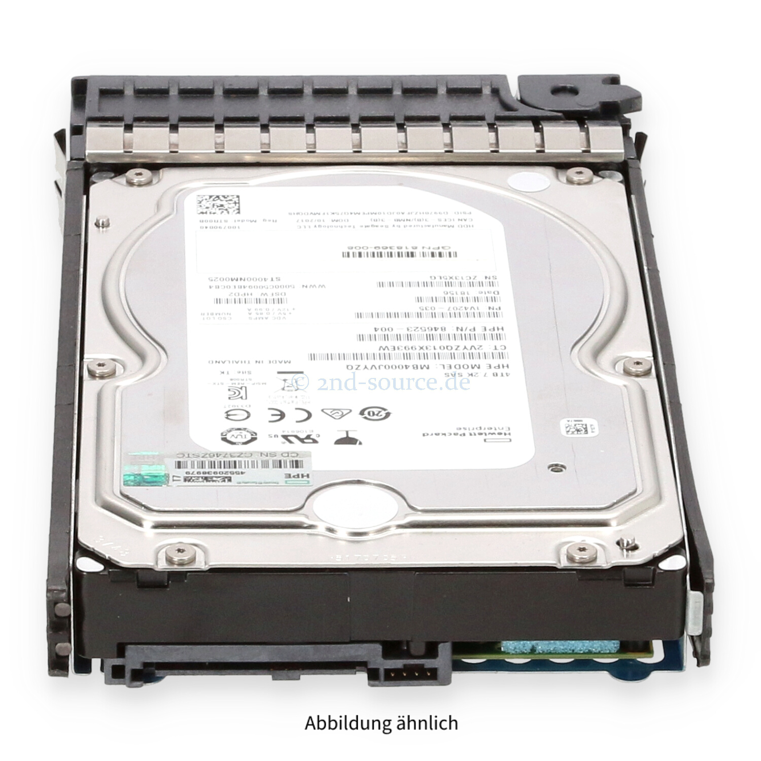 HPE 4TB 7.2k SAS 12G LFF Midline HotPlug HDD 826074-B21 826550-001