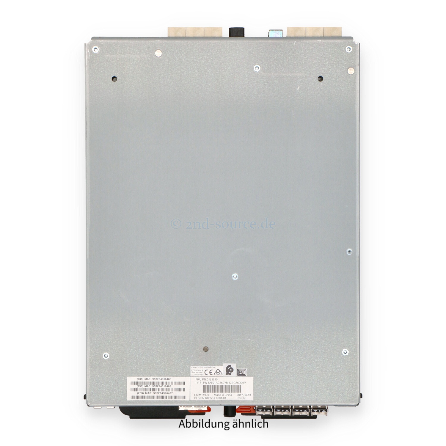 IBM SAS Control Canister 2x 10GBase-T 2x SAS 12G 4x SFP+ 16GBase V5030 01LJ610 IBM SAS Control Canister 2x 10GBase-T 2x SAS 12G 4x SFP+ 16GBase V5030 01LJ610