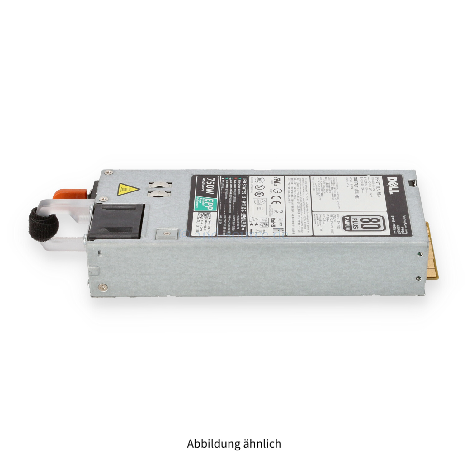 Dell 750W 80 Plus Platinum HotPlug Power Supply HTRH4 0HTRH4