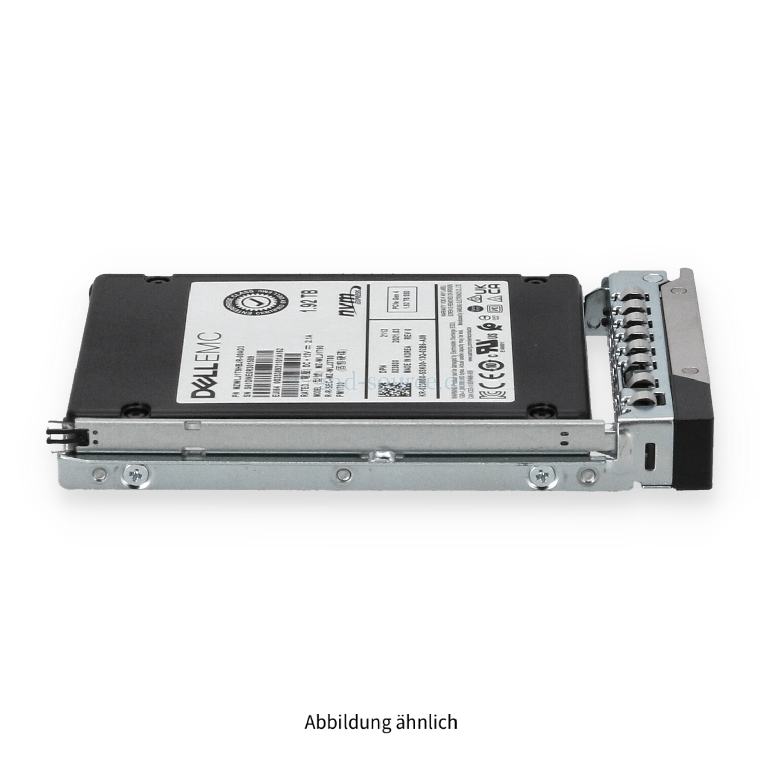 Dell 1.92TB NVMe PCIe x4 U.2 SFF HotPlug SSD 2380X 02380X