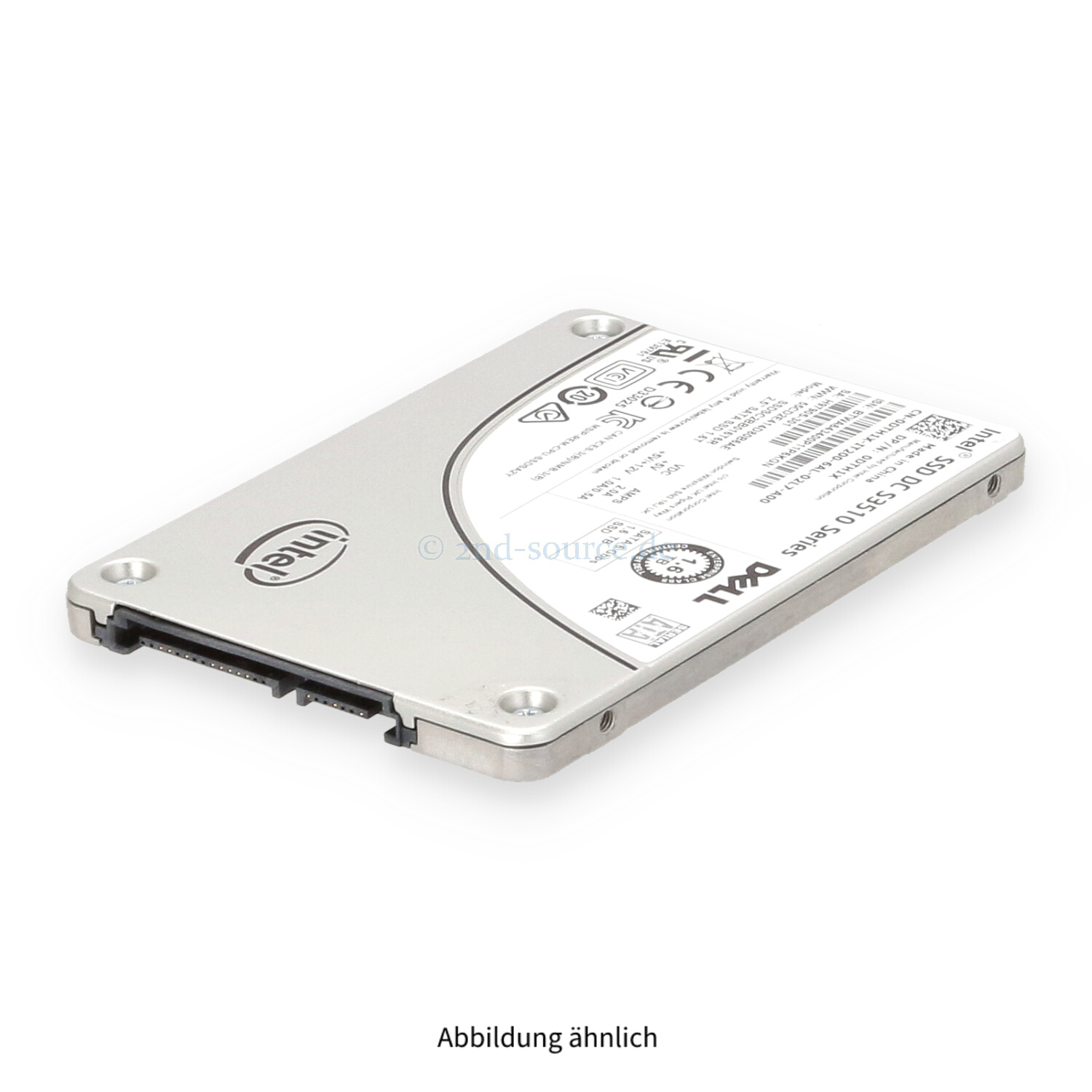 Dell 1.6TB SATA 6G Read Intensive SFF SSD DTH1X 0DTH1X