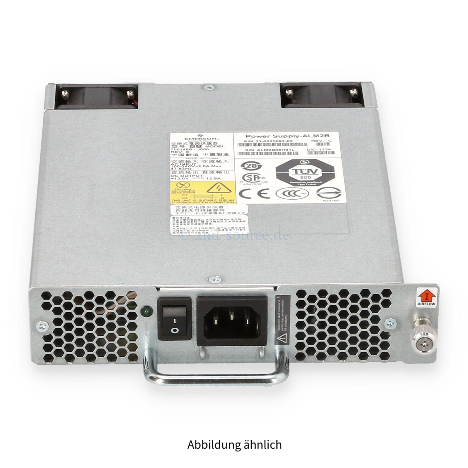 Brocade 150W HotPlug Power Supply 23-0000092-02