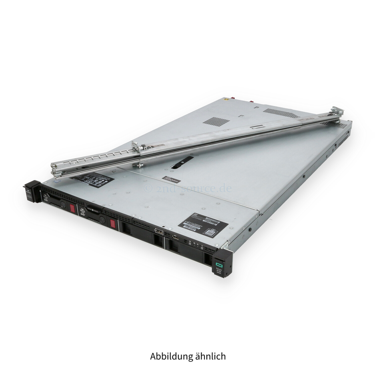 HPE DL360 G10 4x LFF 1P Silver 4114 2.20GHz 10C 32GB P408i-a 2x 1TB 7.2k SATA HDD 2x 500W Rackkit