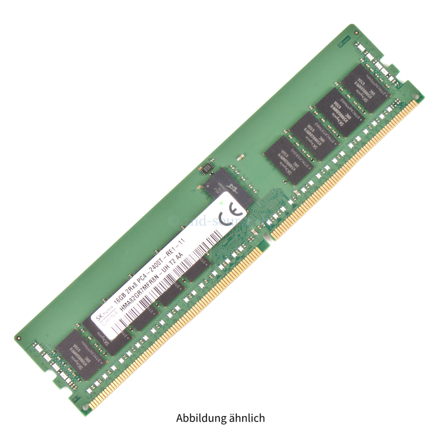 Hynix 16GB PC4-19200T DIMM Dual Rank x8 (DDR4-2400) Registered ECC HMA82GR7MFR8N-UH