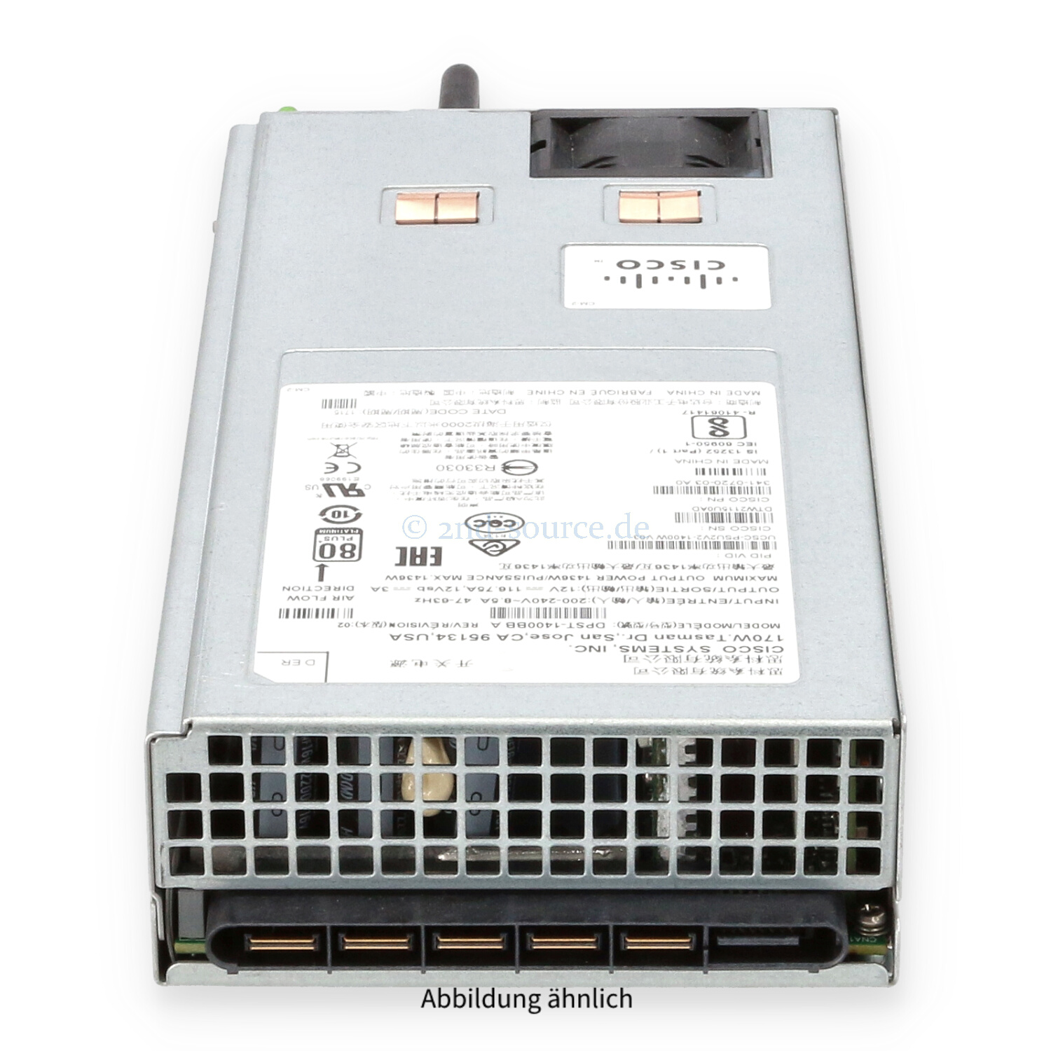 Cisco 1400W V2 HotPlug Power Supply UCSC-PSU2V2-1400W 341-0720-02 Cisco 1400W V2 HotPlug Power Supply UCSC-PSU2V2-1400W 341-0720-02