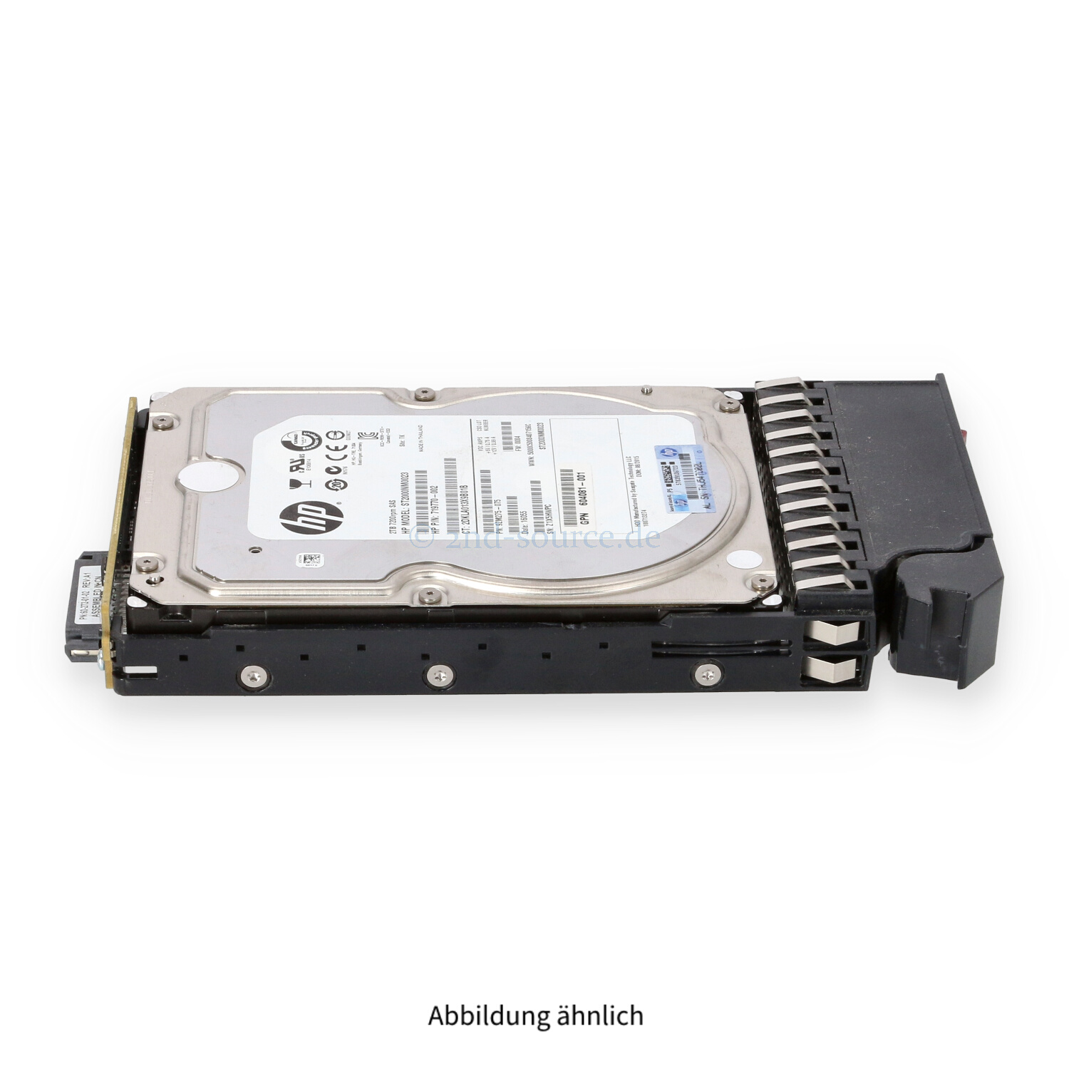 HPE 2TB 7.2k SAS 6G LFF DP HotPlug HDD StorageWorks P2000 G3 AW555A 605475-001