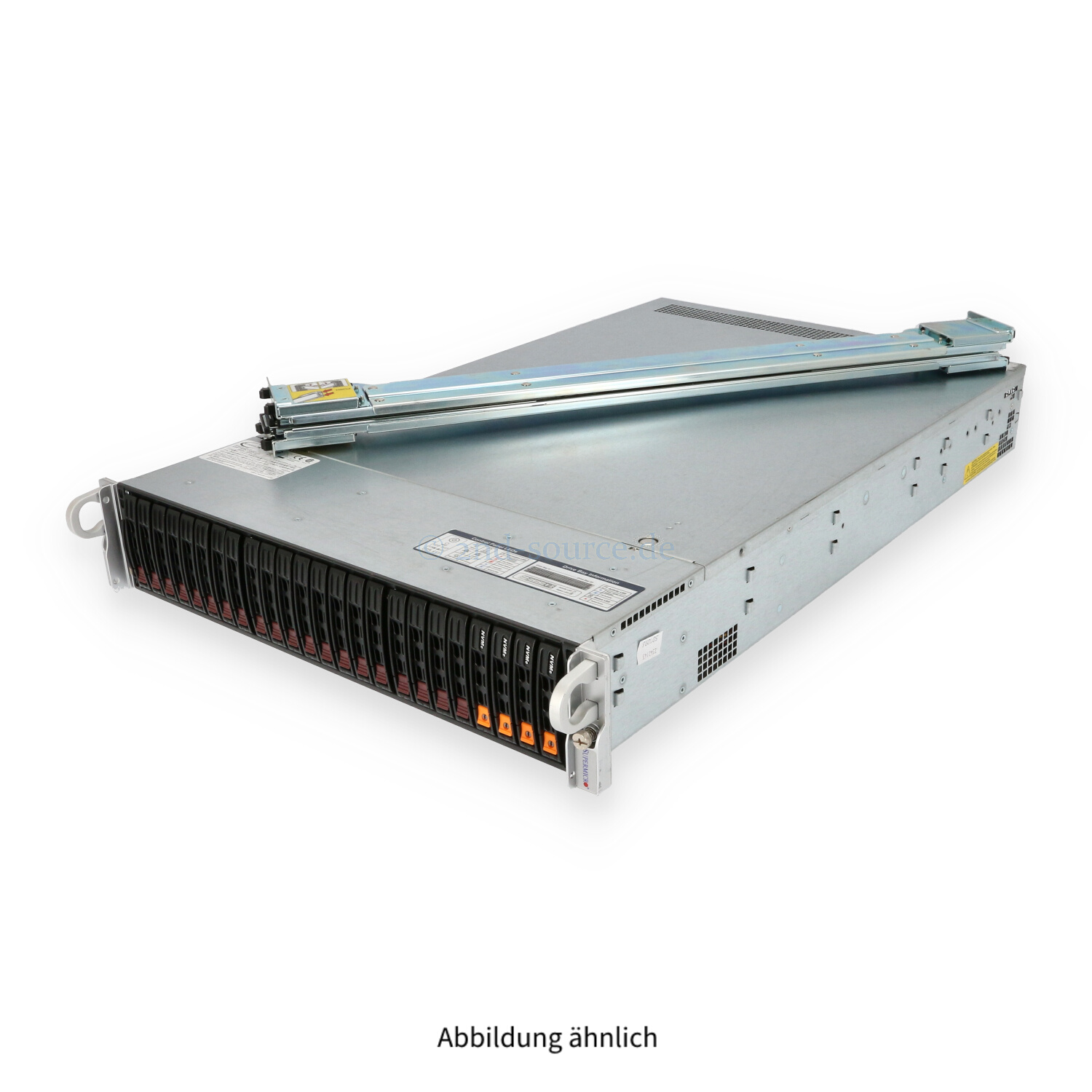 Supermicro SuperServer 2028U-E1CNR4T+ 22xSFF 4xNVMe 2P E5-2680 v4 2.40GHz 8C 128GB AOC-S3108-H8iR 9380-8e 2x 800GB NVMe SSD 4x 1.2TB 10k SAS 12G SFF HDD AOC-STG-i2T 2x 1000W Rack Kit