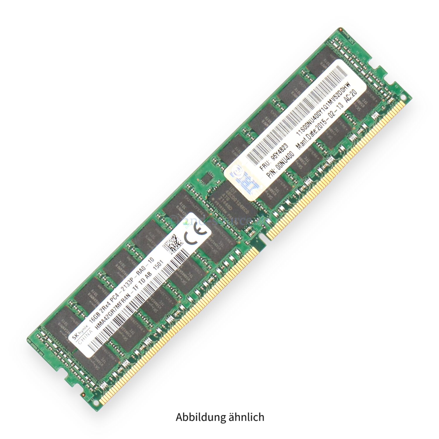 IBM 16GB PC4-17000P-R DIMM Dual Rank x4 (DDR4-2133) Registered ECC 95Y4821 95Y4823 00NU400