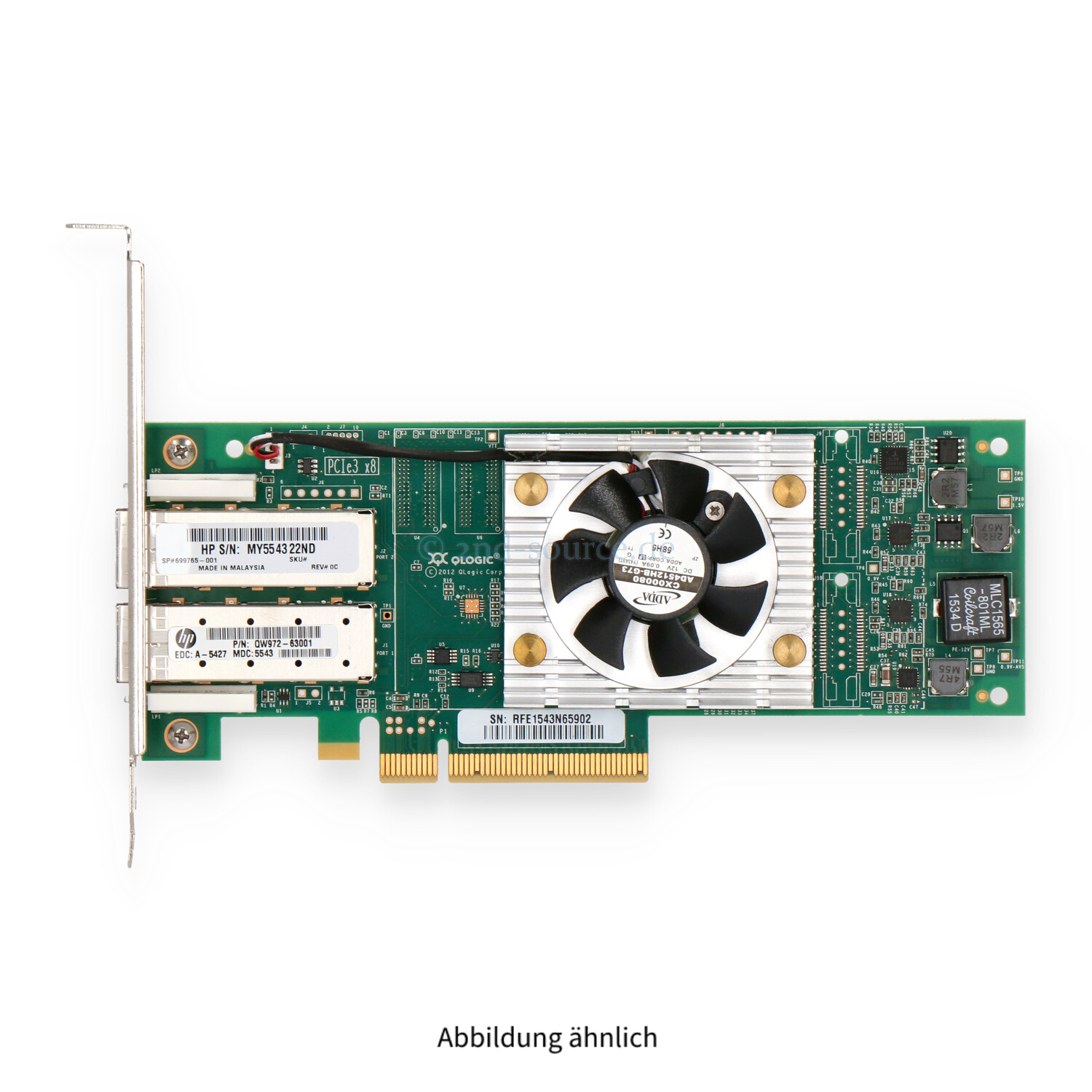 HPE SN1000Q 2x 16GB SFP+ Fibre Channel PCIe HBA High Profile 699765-001