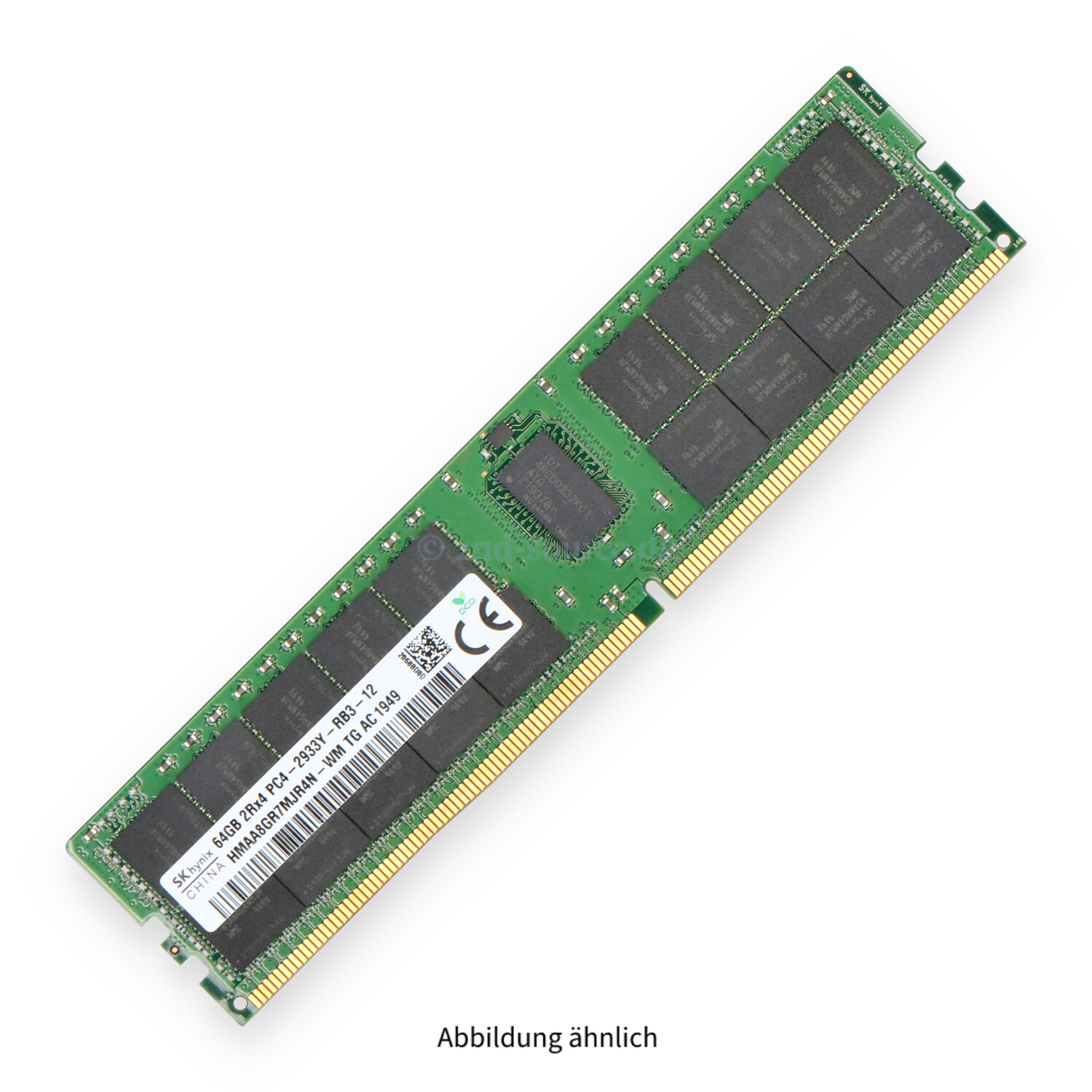 Hynix 64GB PC4-23466Y-R DIMM Dual Rank x4 (DDR4-2933) Registered ECC HMAA8GR7MJR4N-WM
