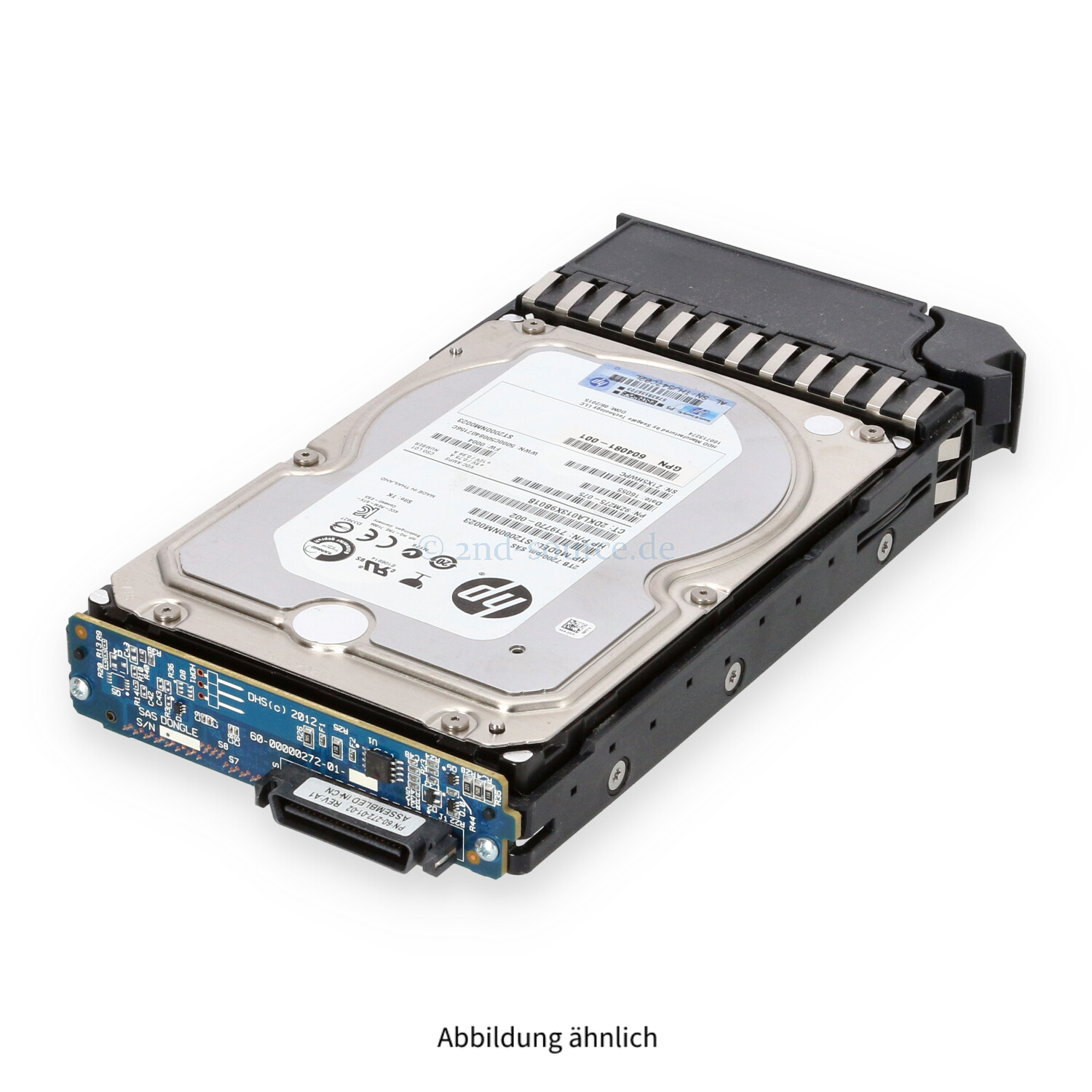 HPE 2TB 7.2k SAS 6G LFF DP HotPlug HDD StorageWorks P2000 G3 AW555A 605475-001
