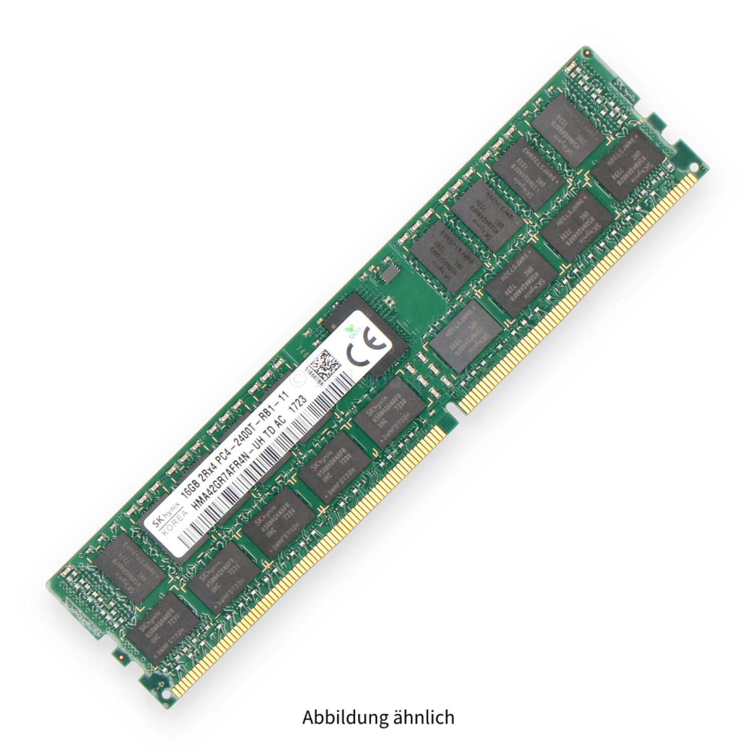Hynix 16GB PC4-19200T-R DIMM Dual Rank x4 (DDR4-2400) Registered ECC HMA42GR7AFR4N-UH