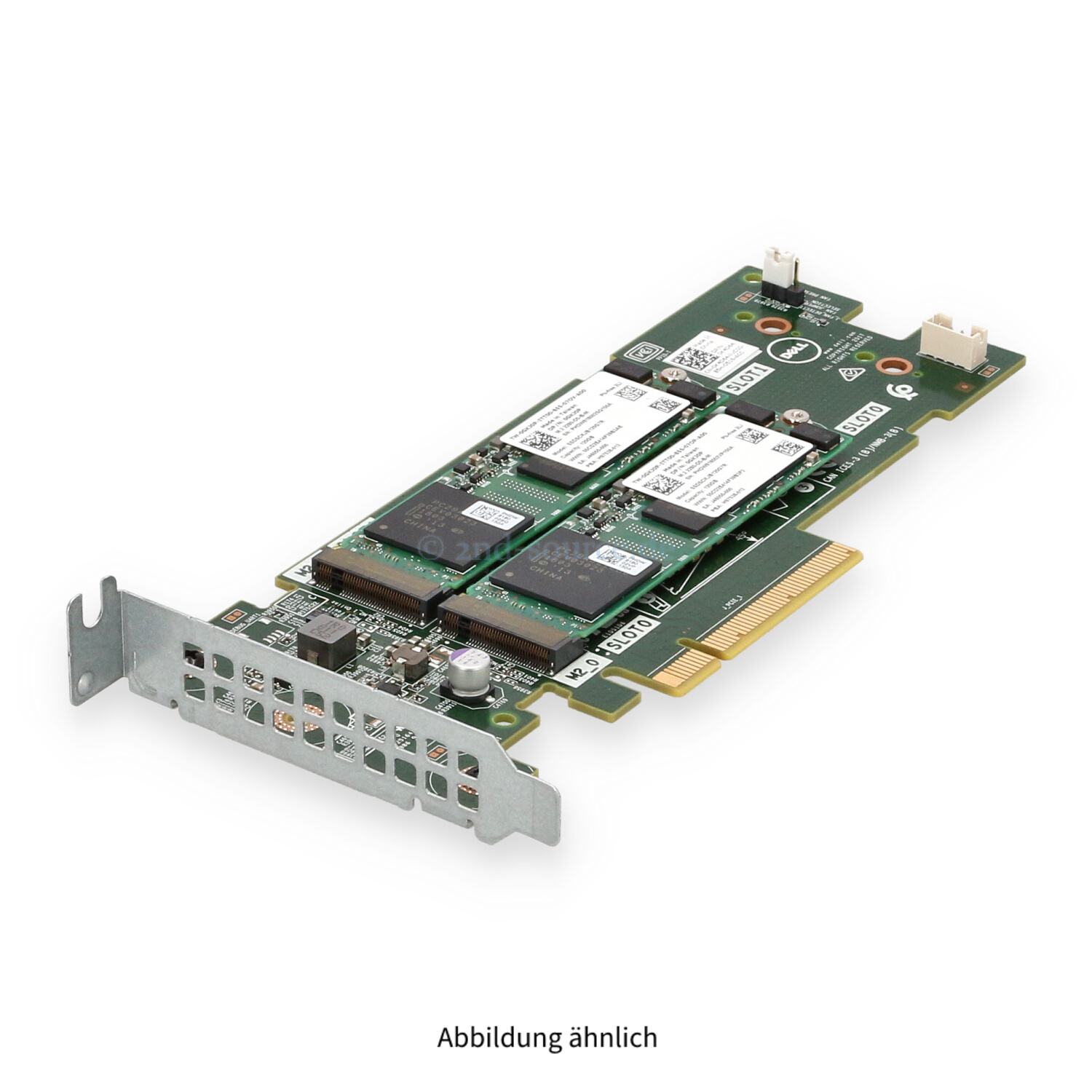 Dell BOSS 2x M.2 2x 120GB SATA PCIe SSD Controller Low Profile K4D64 0K4D64 GKJ0P 0GKJ0P