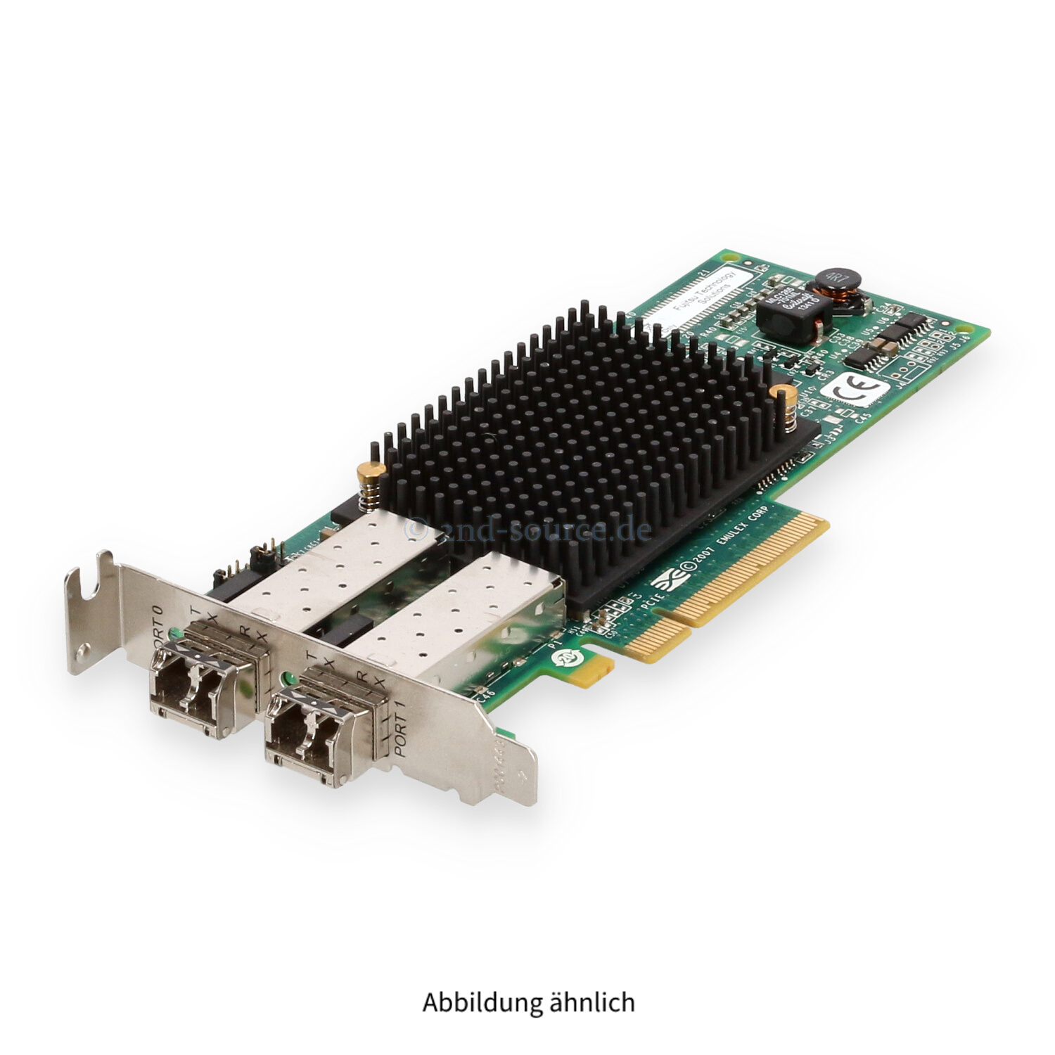 Fujitsu LPe12002 2x 8GB SFP Fibre Channel PCIe HBA Low Profile S26361-F3961-E202 P002181