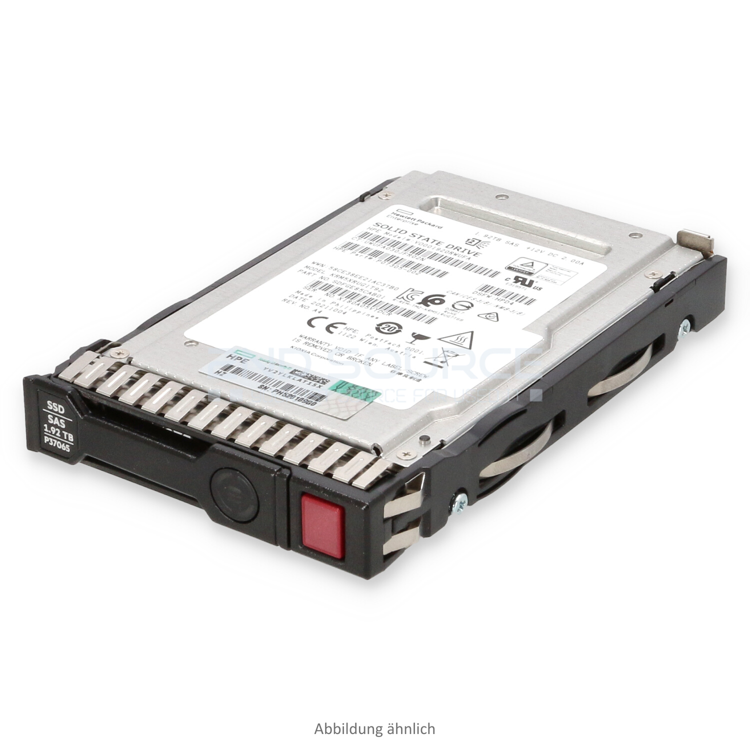 HPE 1.92TB SAS 12G SFF Read Intensive SC HotPlug SSD P36999-B21 P37065-001