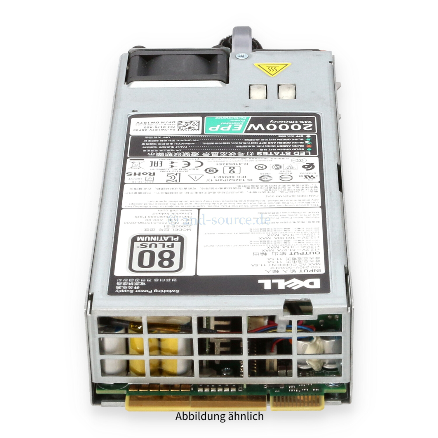 Dell 2000W HotPlug Power Supply W1R7V 0W1R7V
