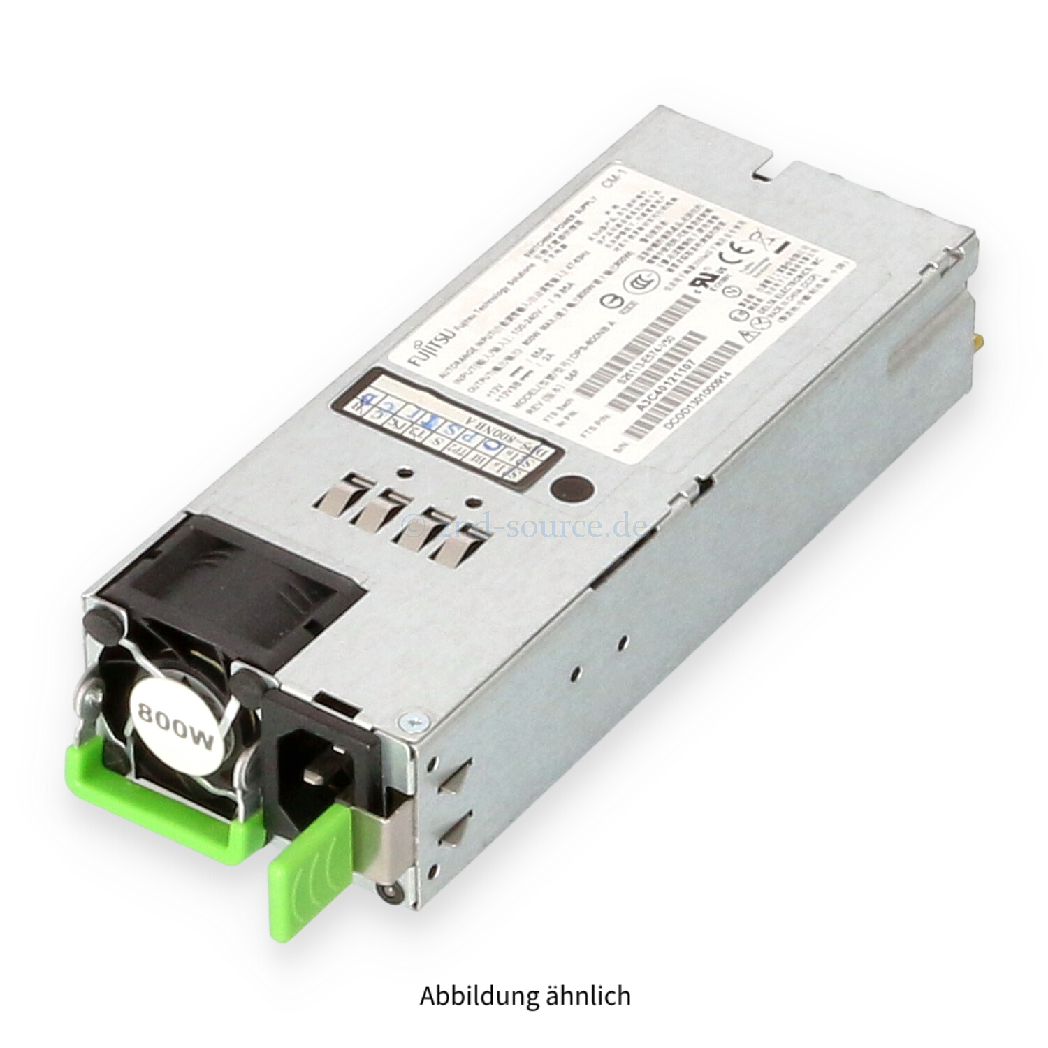 Fujitsu 800W HotPlug Power Supply TX300 RX350 S7 S26113-F574-L10 S26113-E574-V50 A3C40121107