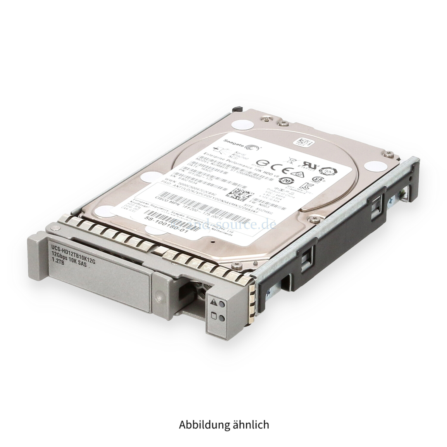 Cisco 1.2TB 10k SAS 12G SFF HotPlug HDD UCS-HD12TB10K12G 58-100180-01