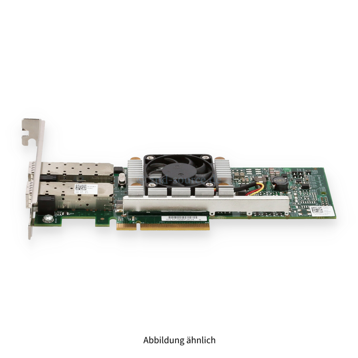 Dell QLogic 57810 2x10GBase SFP+ PCIe Server Ethernet Adapter High Profile N20KJ 0N20KJ