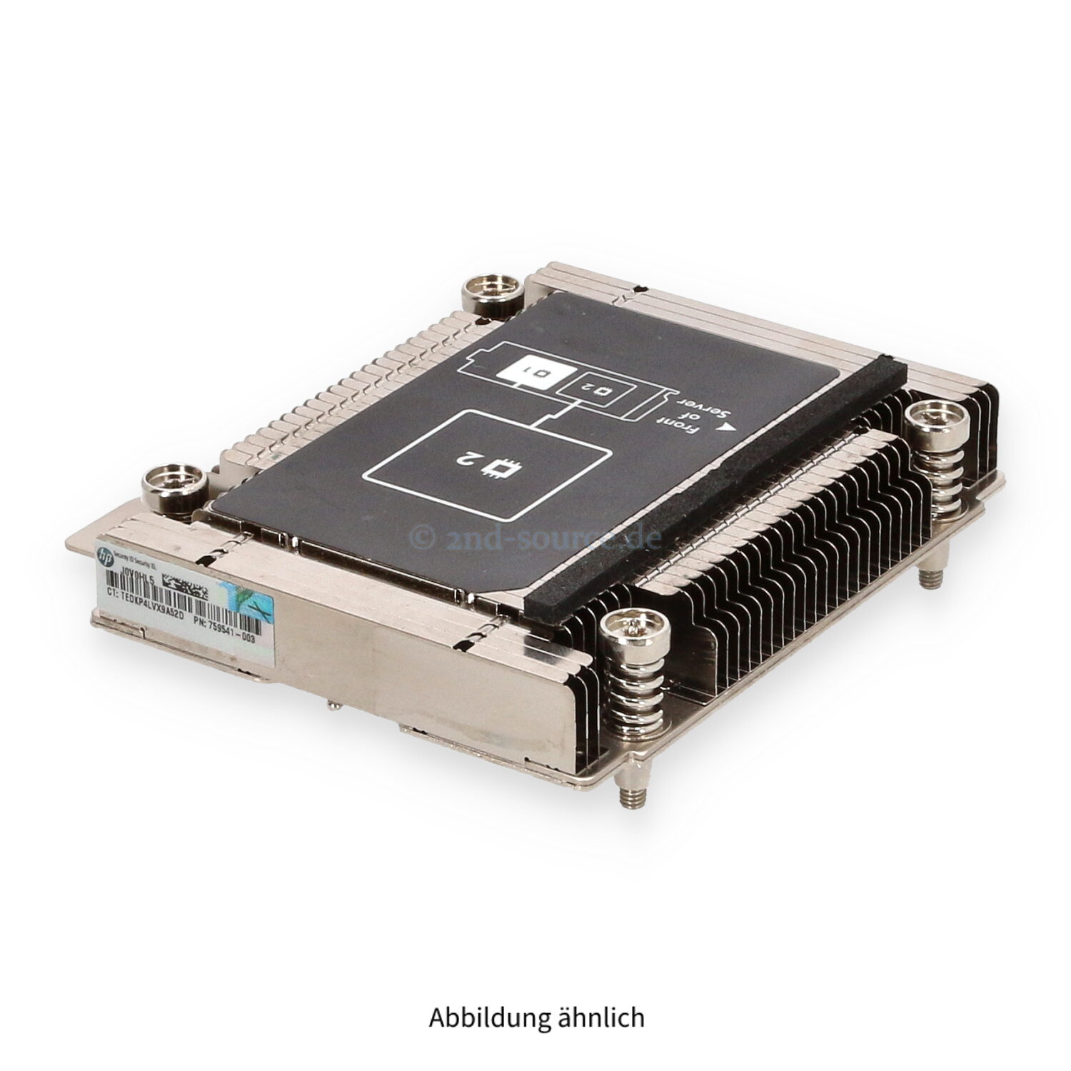 HPE Wide Heatsink CPU2 BL460c G9 777688-001 HPE Wide Heatsink CPU2 BL460c G9 777688-001