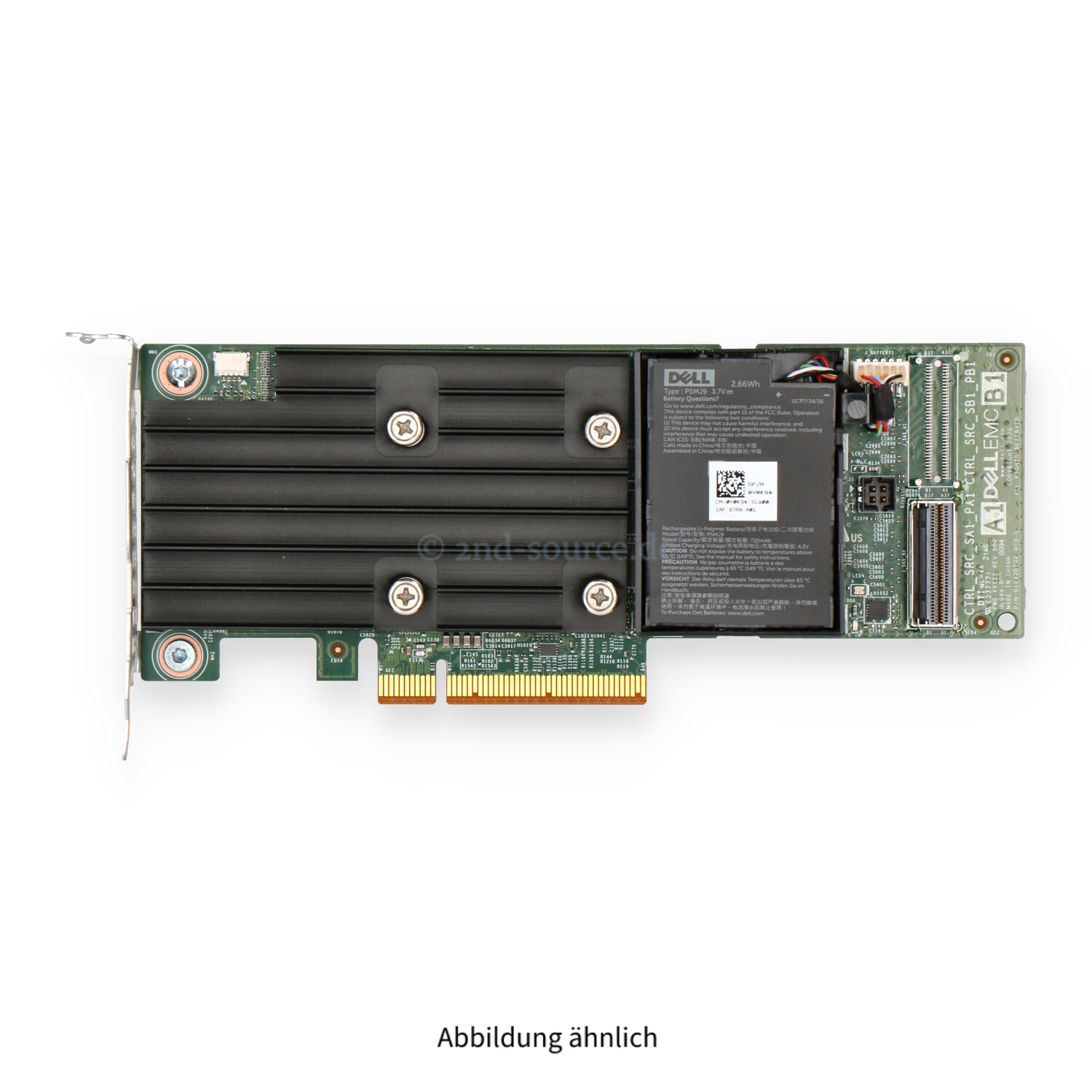 Dell PERC H750 12G PCIe SAS 8GB RAID Controller Low Profile HYM6Y 0HYM6Y