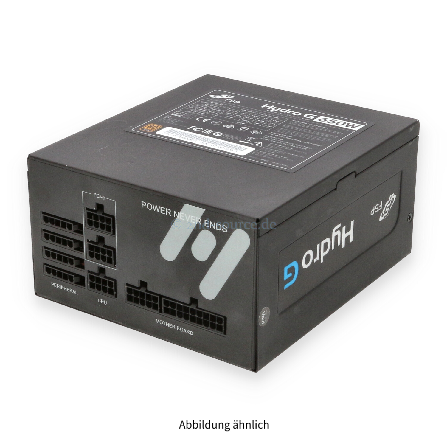 FSP Hydro G HG650 650W ATX Modular Power Supply PPA6502804 FSP Hydro G HG650 650W ATX Modular Power Supply PPA6502804