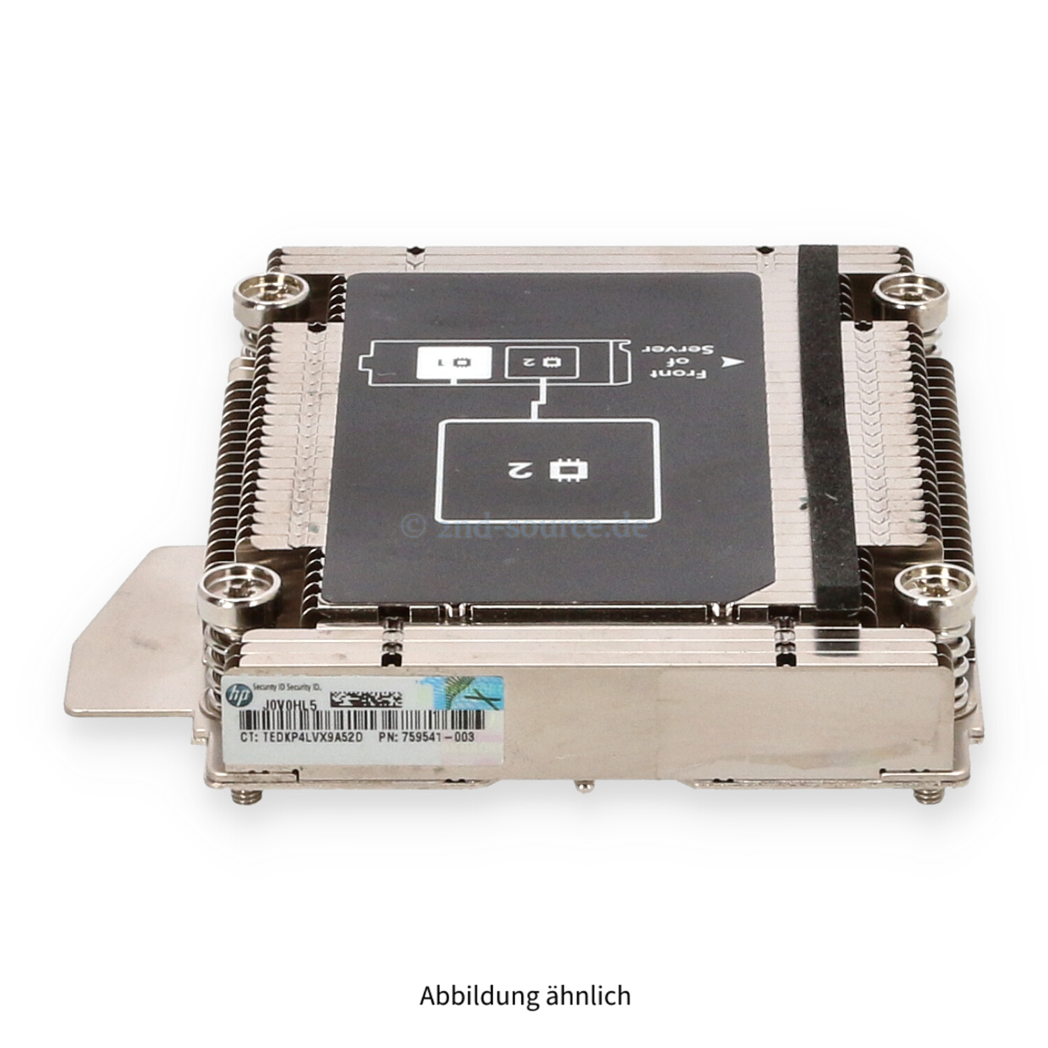 HPE Wide Heatsink CPU2 BL460c G9 777688-001 HPE Wide Heatsink CPU2 BL460c G9 777688-001