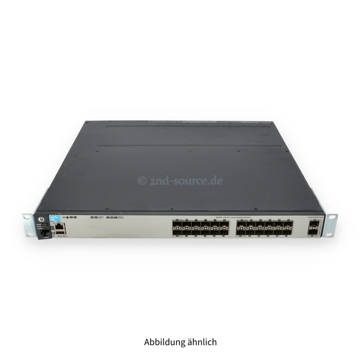 HPE ProCurve E3800-24SFP-2SFP+ 24x SFP Managed Switch 2x 400W J9584A