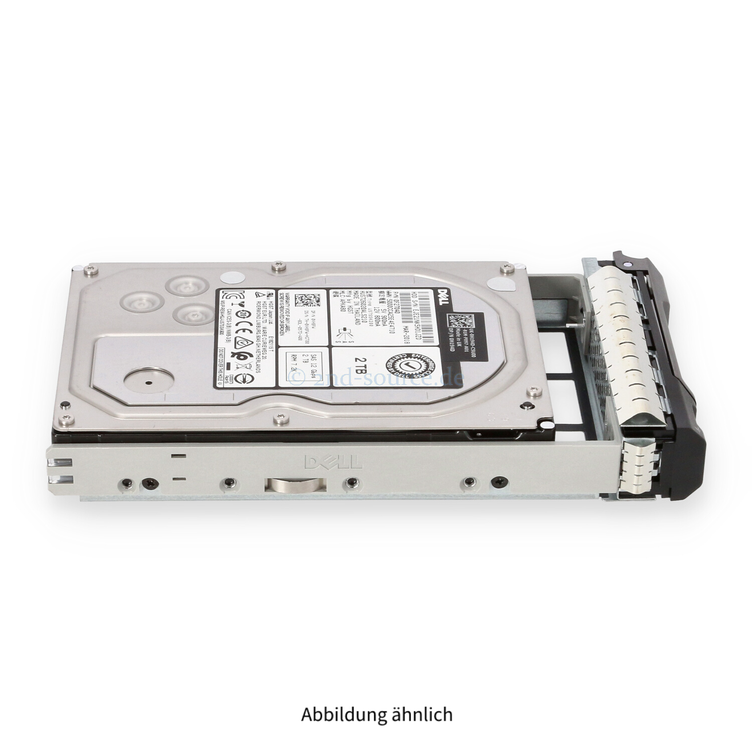 Dell 2TB 7.2k SAS 12G LFF HotPlug HDD 400-AUUQ VH6FW 0VH6FW