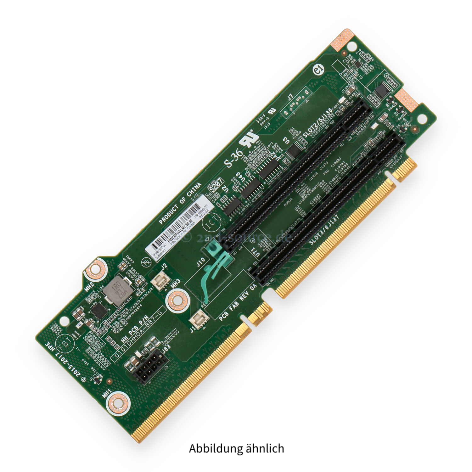 HPE Slot 2/3 2xPCIe x16 GPU Riser Board DL380 G10 875060-001 866563-001 HPE Slot 2/3 2xPCIe x16 GPU Riser Board DL380 G10 875060-001 866563-001