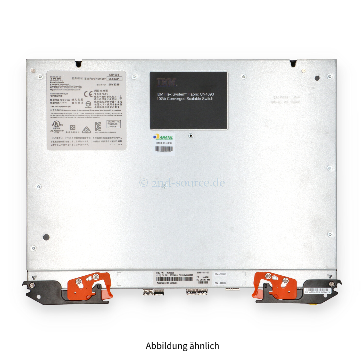 IBM CN4093 14x SFP+ 10GB 2x QSFP+ 40GB Converged Scalable Switch 95Y3325 95Y3324 IBM CN4093 14x SFP+ 10GB 2x QSFP+ 40GB Converged Scalable Switch 95Y3325 95Y3324