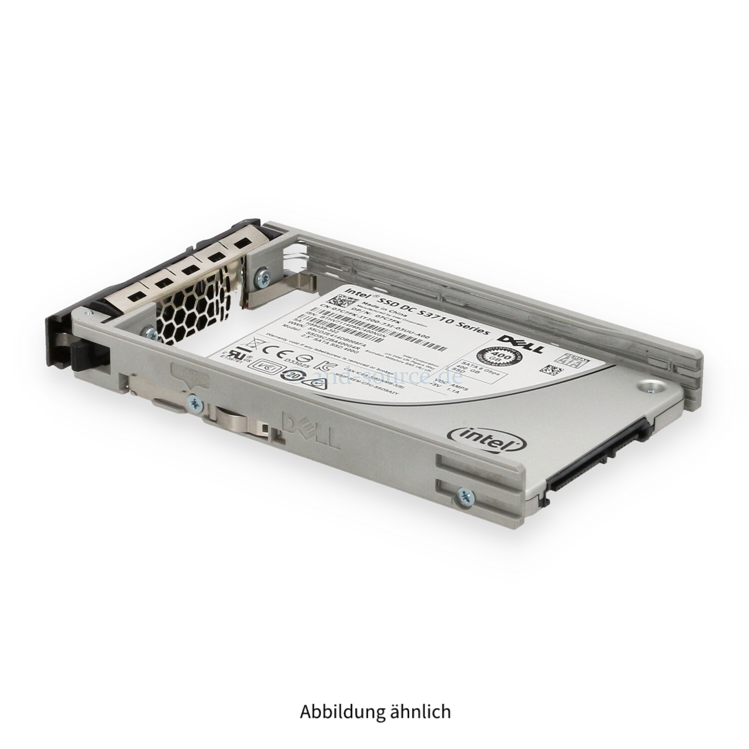 Dell 400GB SATA 6G SFF Write Intensive HotPlug SSD 7C7FK 07C7FK