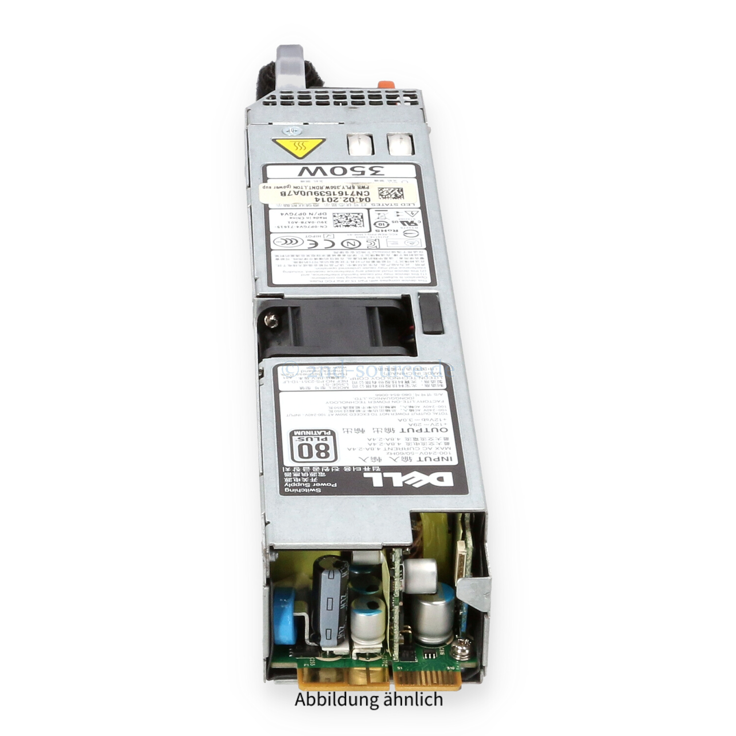 Dell 350W 80 Plus Platinum HotPlug Power Supply R320 R420 P7GV4 0P7GV4