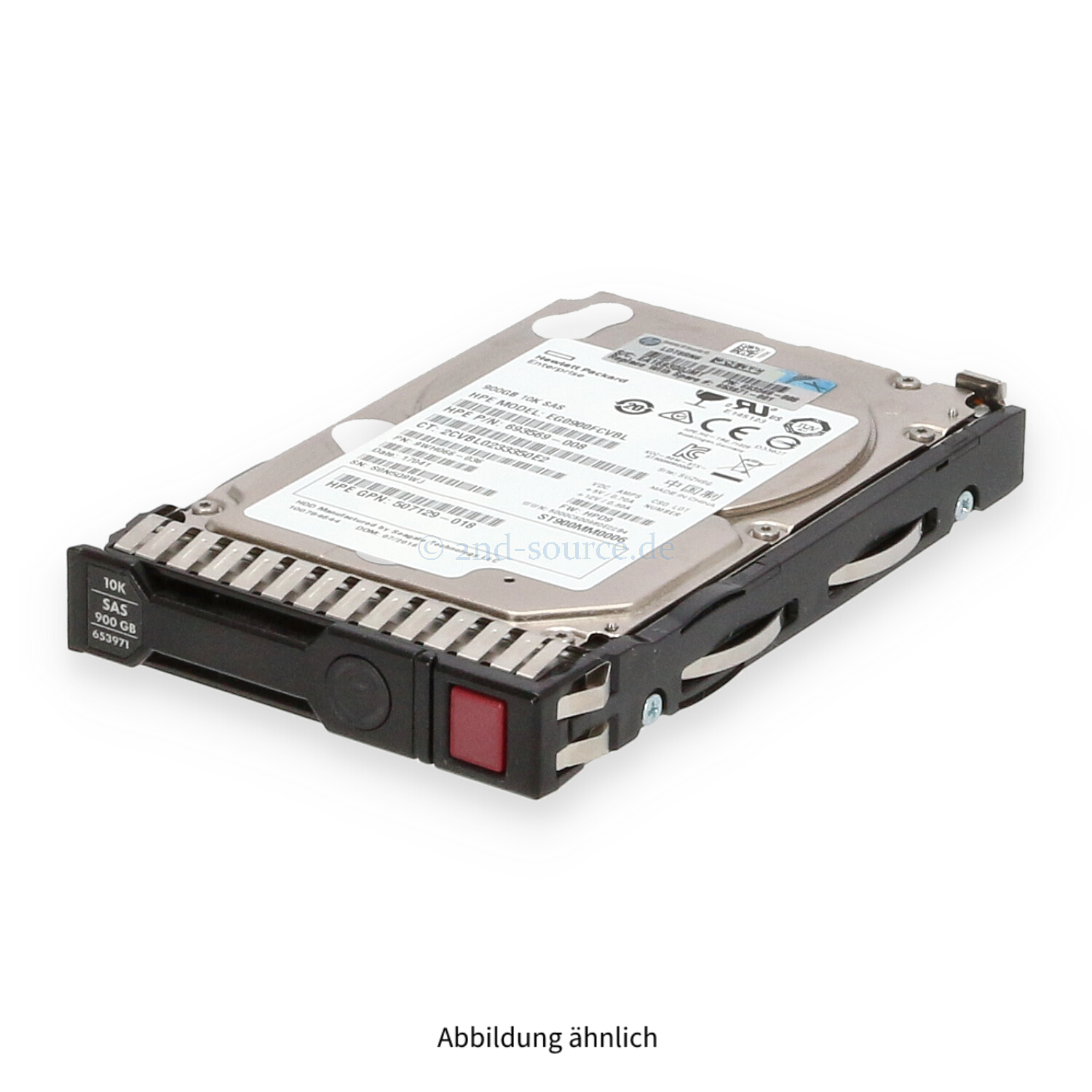 HPE 900GB 10k SAS 6G SFF Enterprise SC HotPlug HDD 652589-B21 653971-001