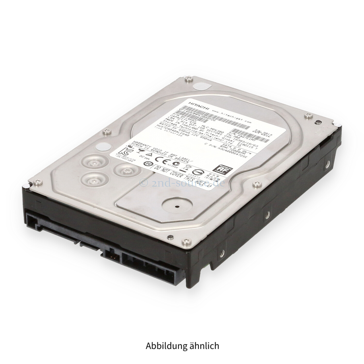 Hitachi Ultrastar 4TB 7.2k SATA 6G LFF HDD HUS724040ALE640 0F14683