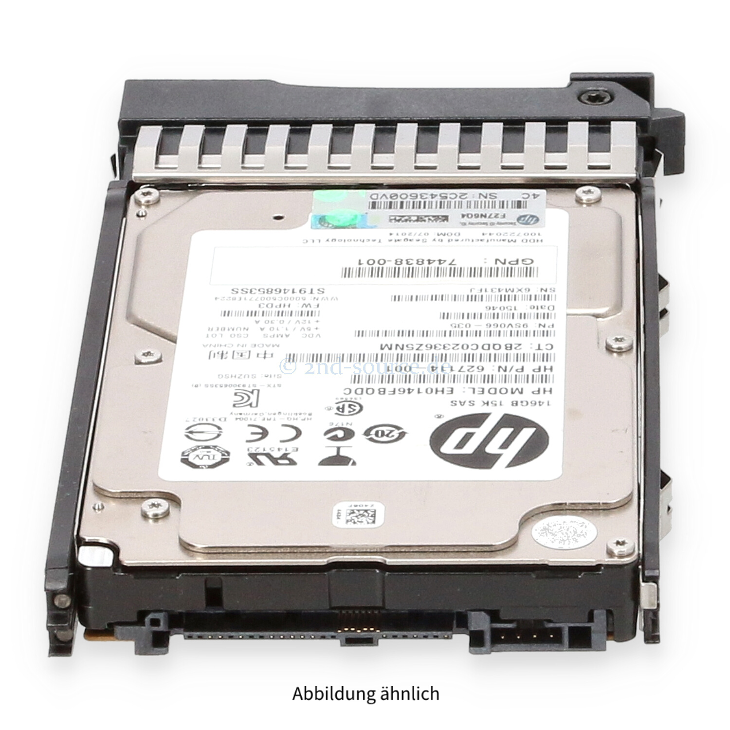 HPE 146GB 15k SAS 6G SFF HotPlug HDD AP877A 512744-001