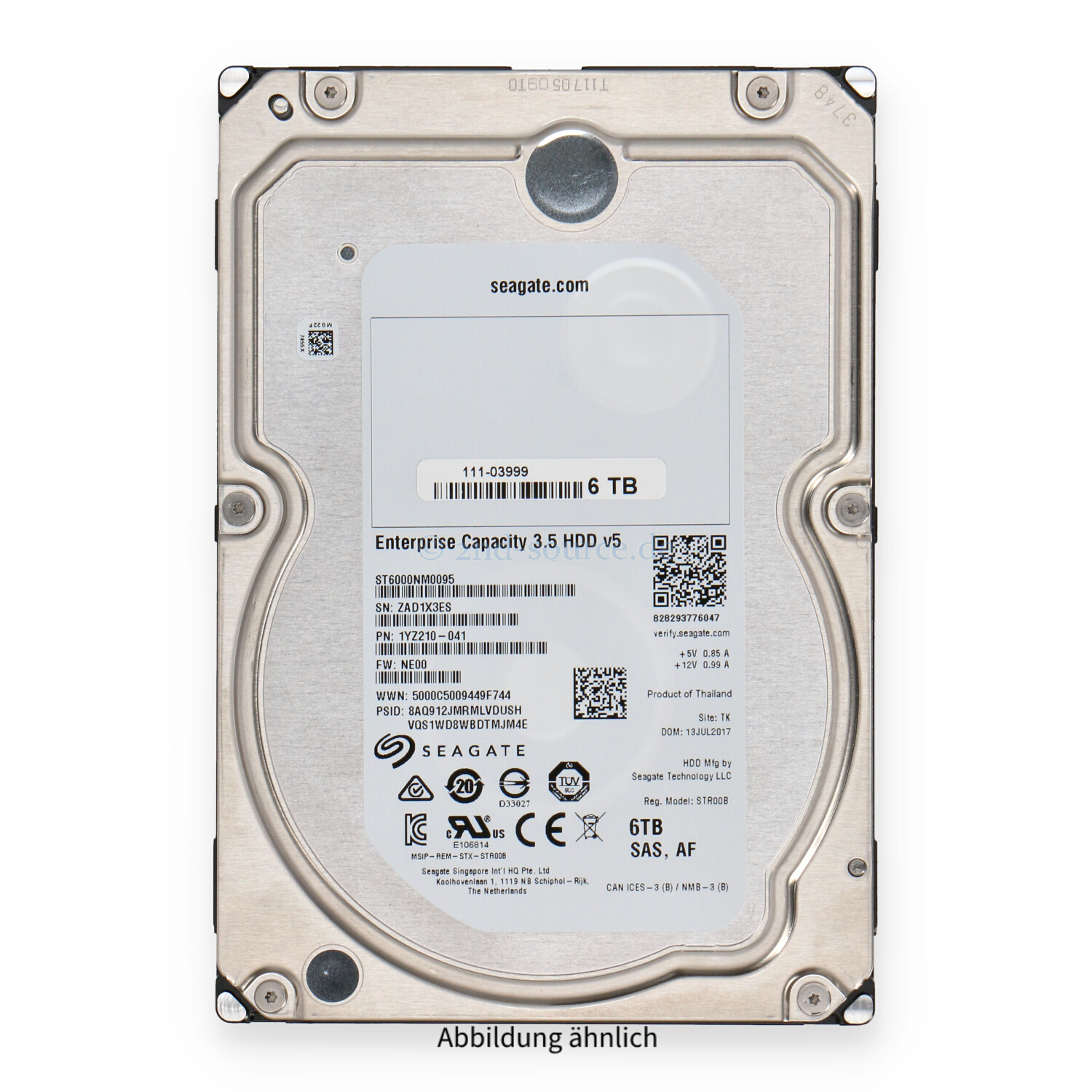 Seagate Exos 7E8 6TB 7.2k SAS 12G LFF HDD ST6000NM0095