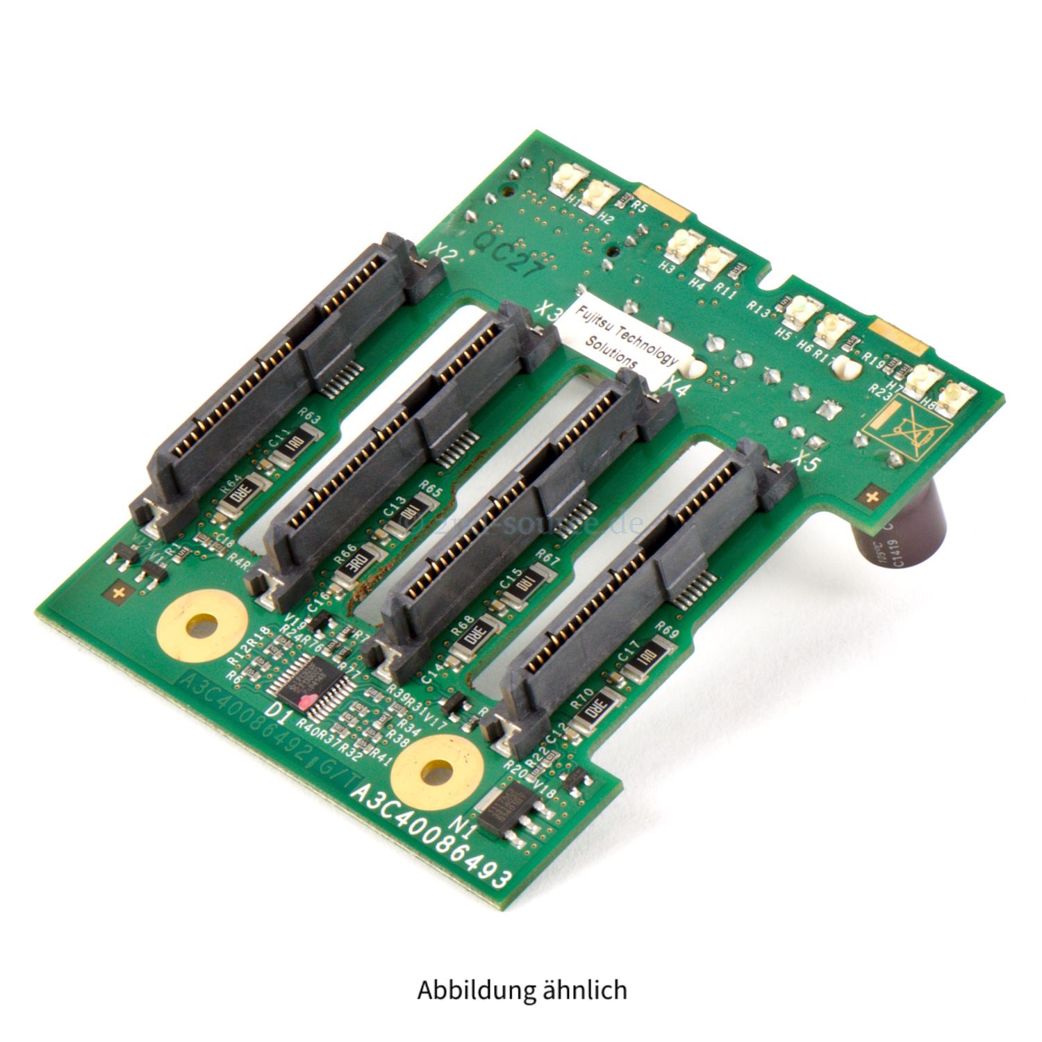 Fujitsu 4x 2.5'' SFF SAS Backplane Board TX1320 M1 A3C40086493