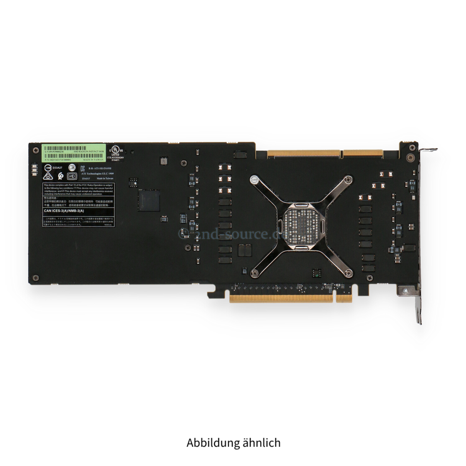 AMD Radeon Instinct MI50 16GB HBM2 PCIe Graphics Accelerator Module 102D1631710