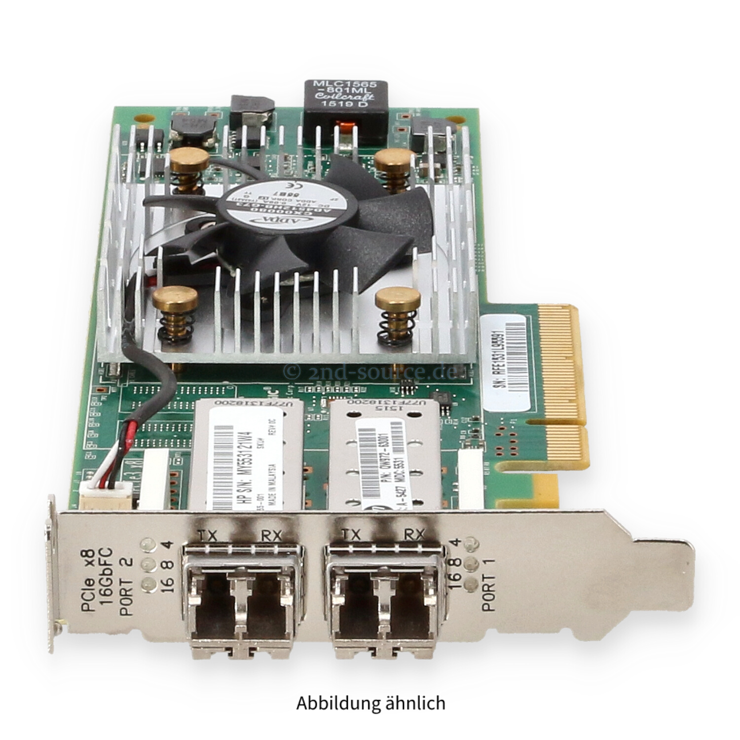 HPE SN1000Q 2x 16GB SFP Fibre Channel PCIe HBA Low Profile QW972A 699765-001